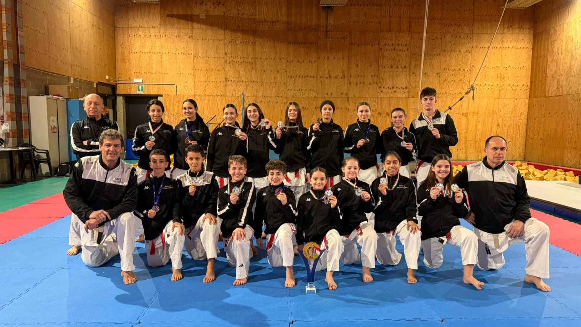 Karate Farnesiana, spedizione super a Novi Ligure: miglior società