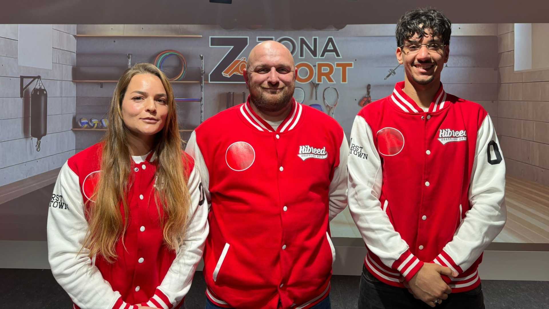 Sibilla Rufo, Andrea Milano e Ramy Marmash negli studi di Zona Sport
