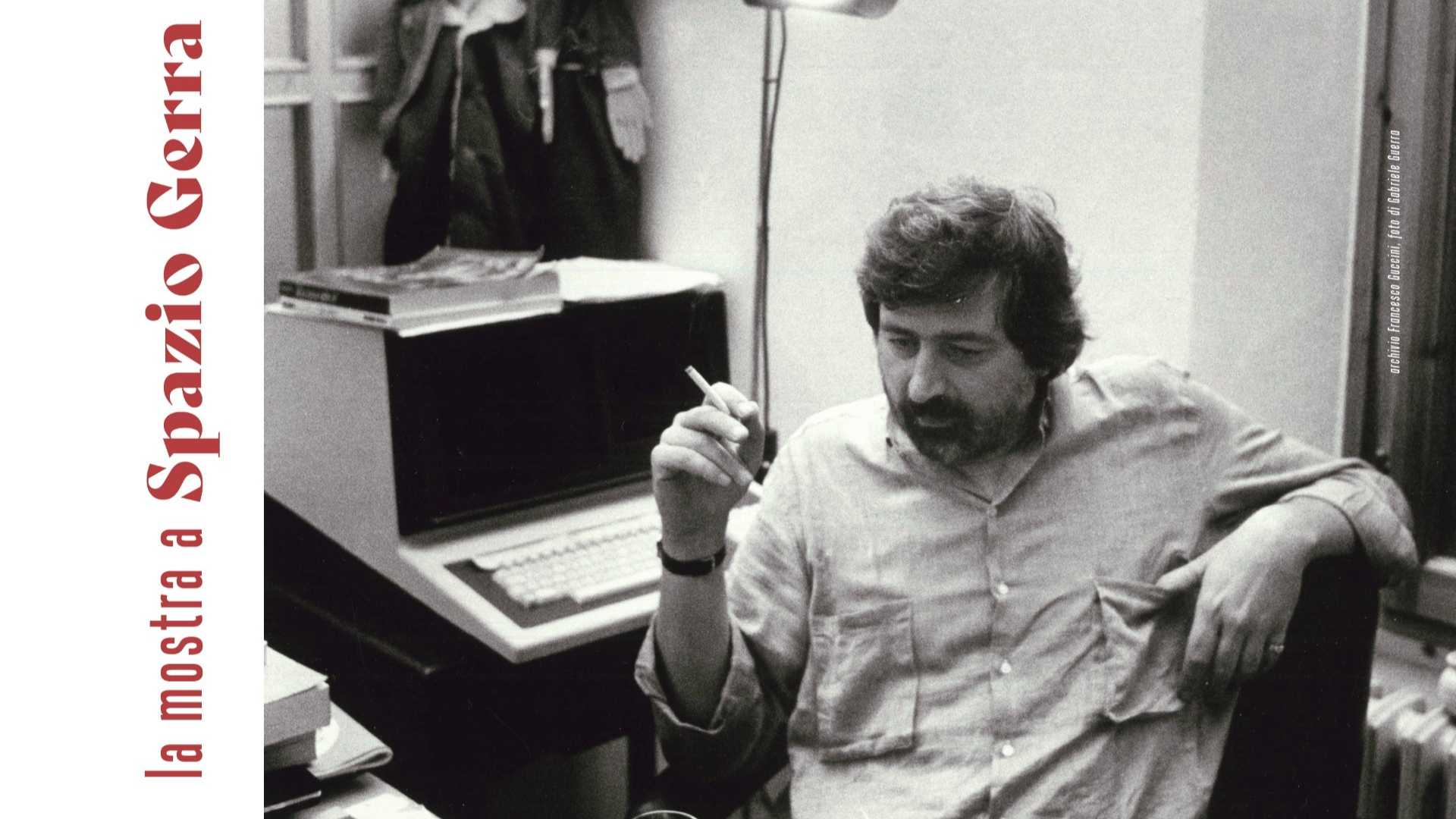 La locandina della mostra dedicata a Francesco Guccini