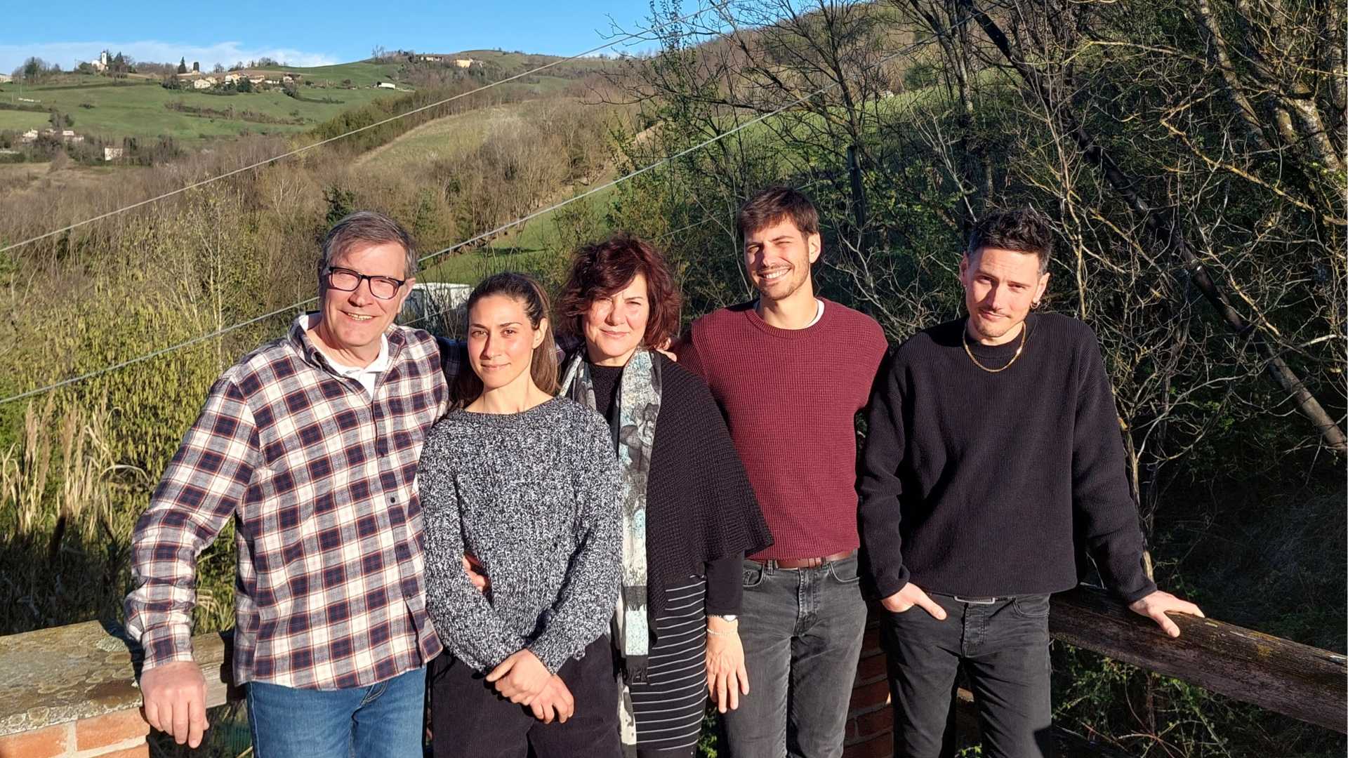 La famiglia Facchini a Quadrelli di Travo