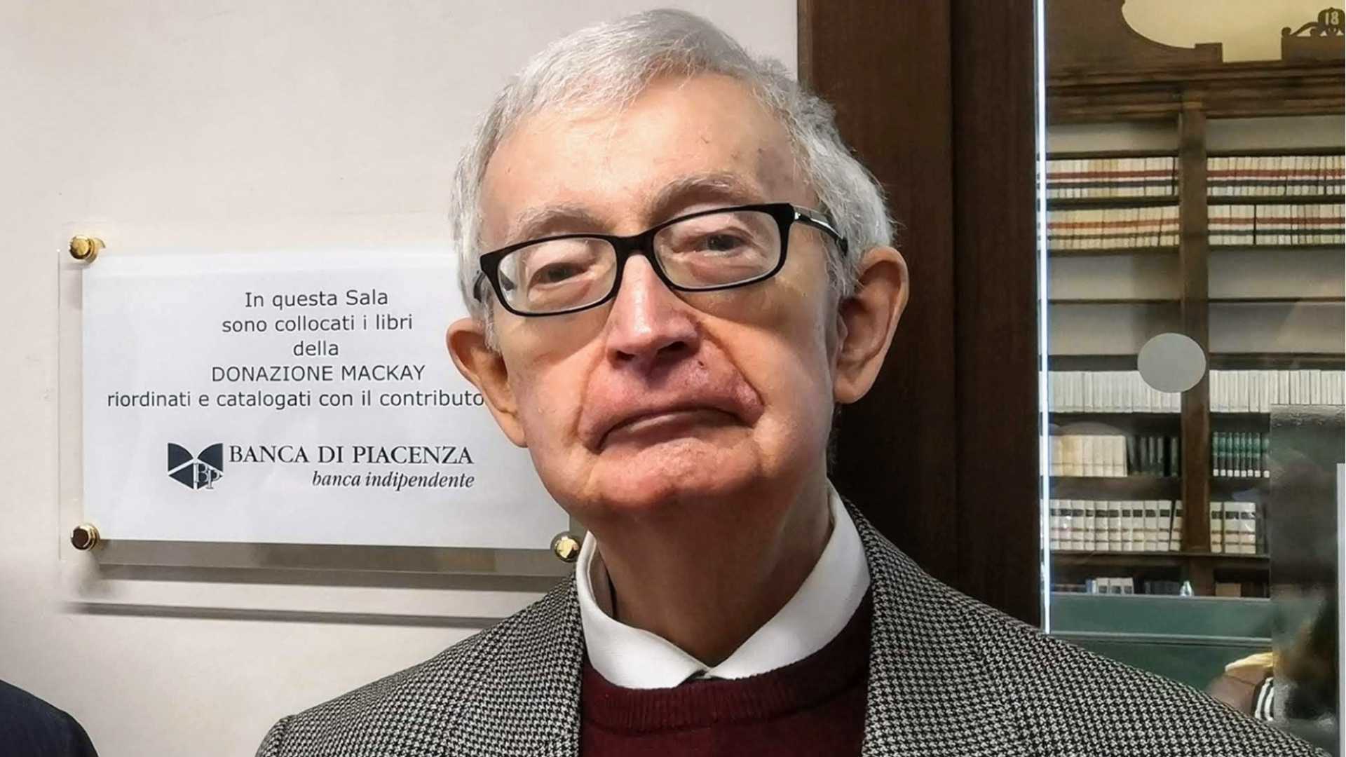Addio a Charles MacKay, il prof conquistato da Piacenza che donò alla città 8mila libri