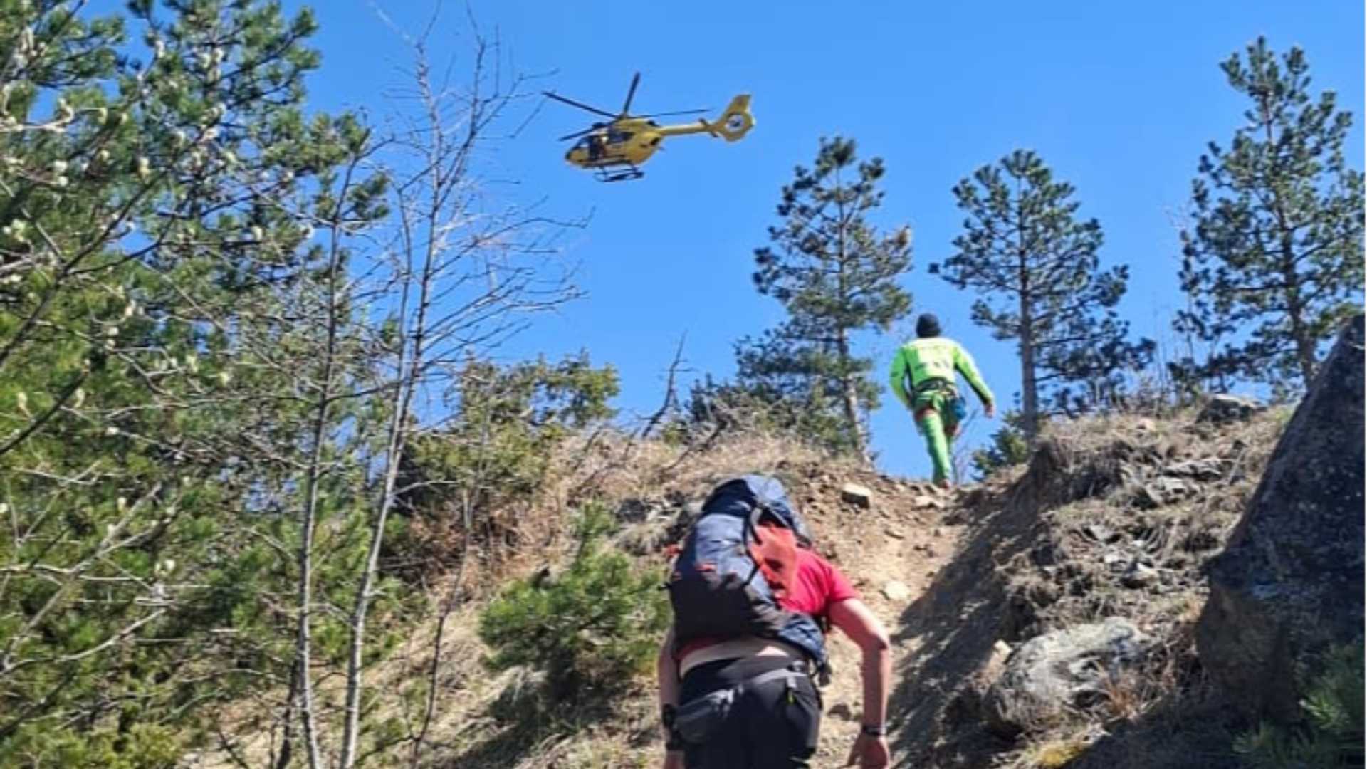 I soccorritori in azione