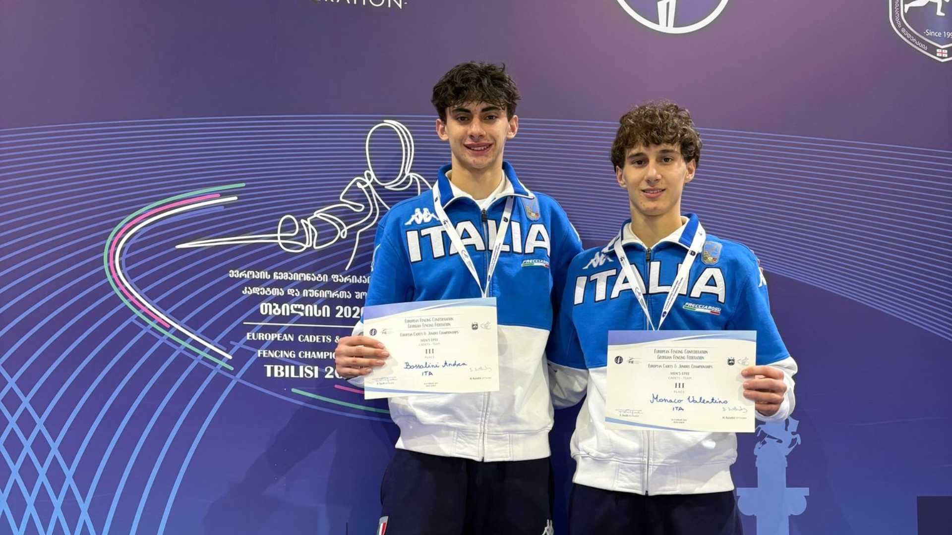 Da sinistra, Andrea Bossalini e Valentino Monaco