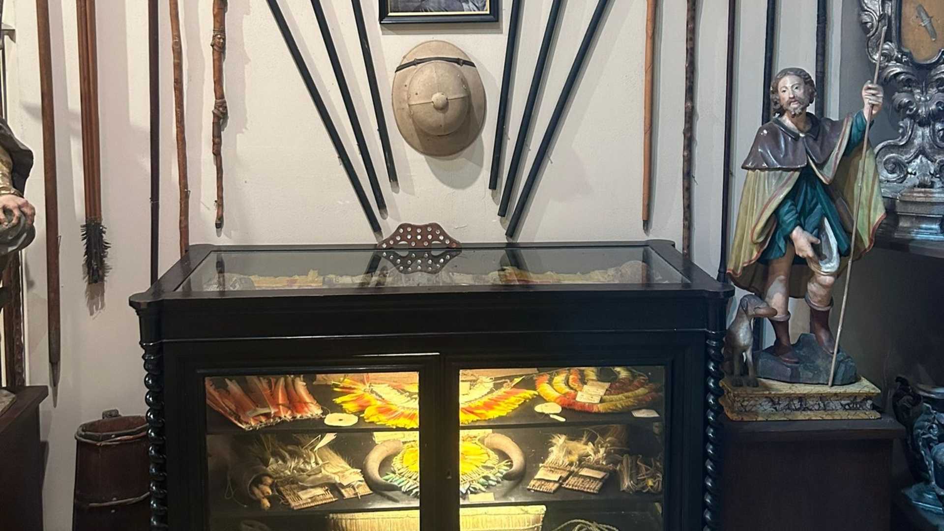 Parte della raccolta di Stradelli esposta a Rivalta - FOTO ANSELMI