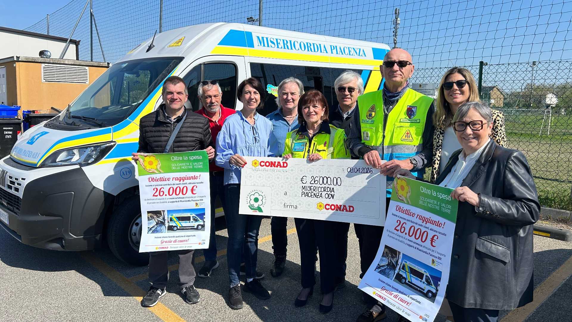 Campagna solidale, da Conad Centro Nord 26mila euro per la Misericordia