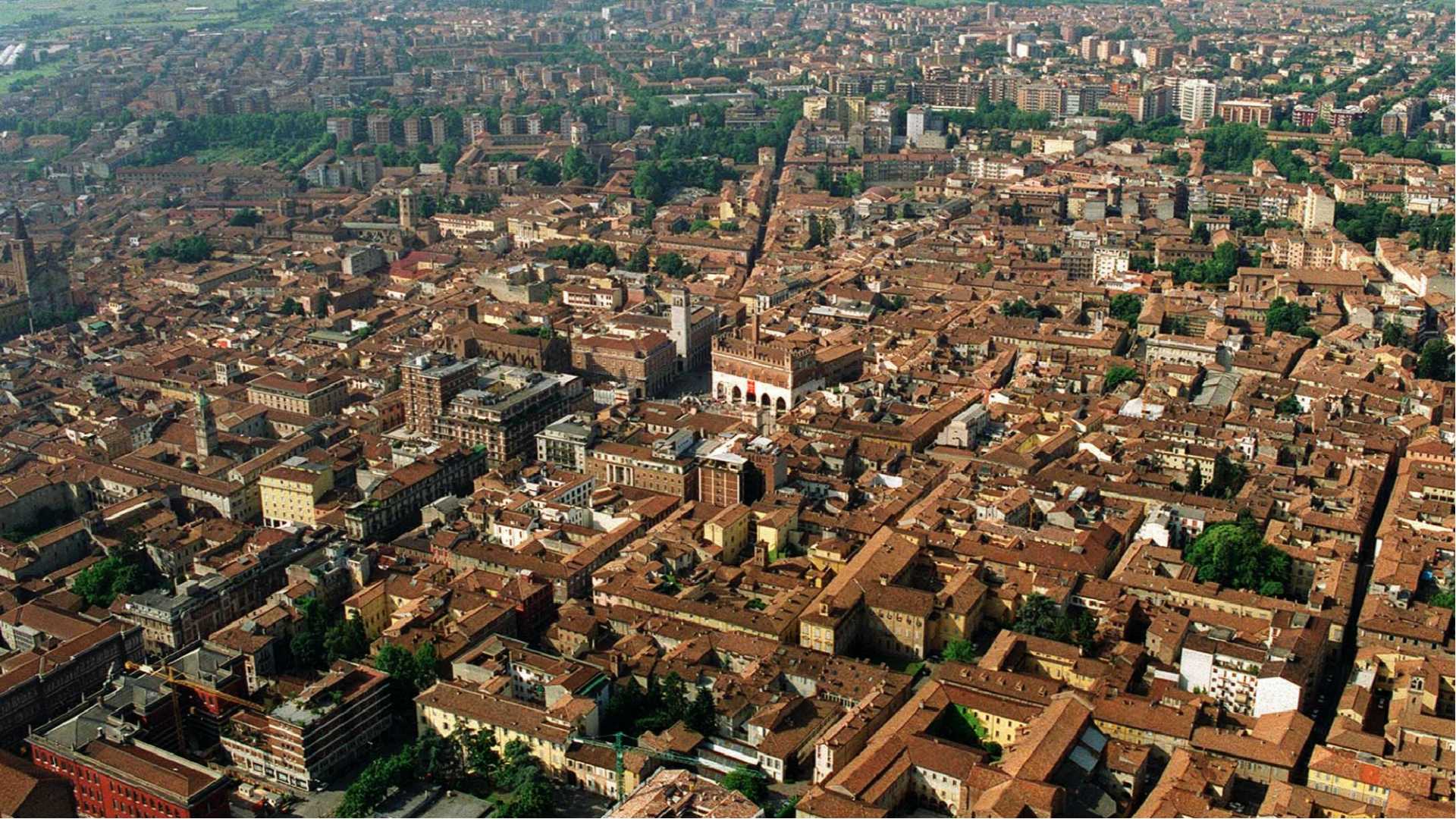Piacenza dall'alto