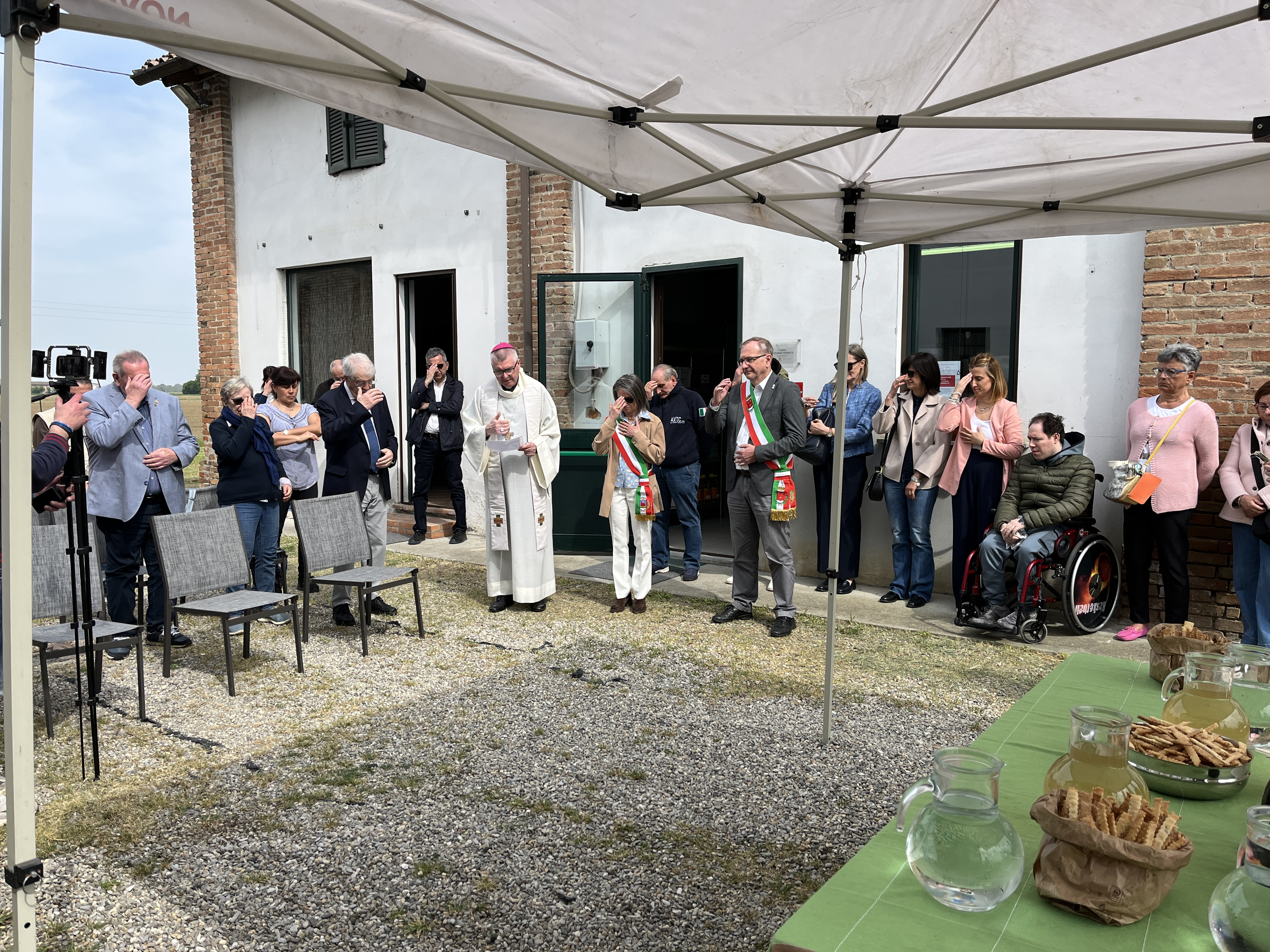 Inaugurazione laboratorio di trasformazione alimentare e sociale di Caritas diocesana