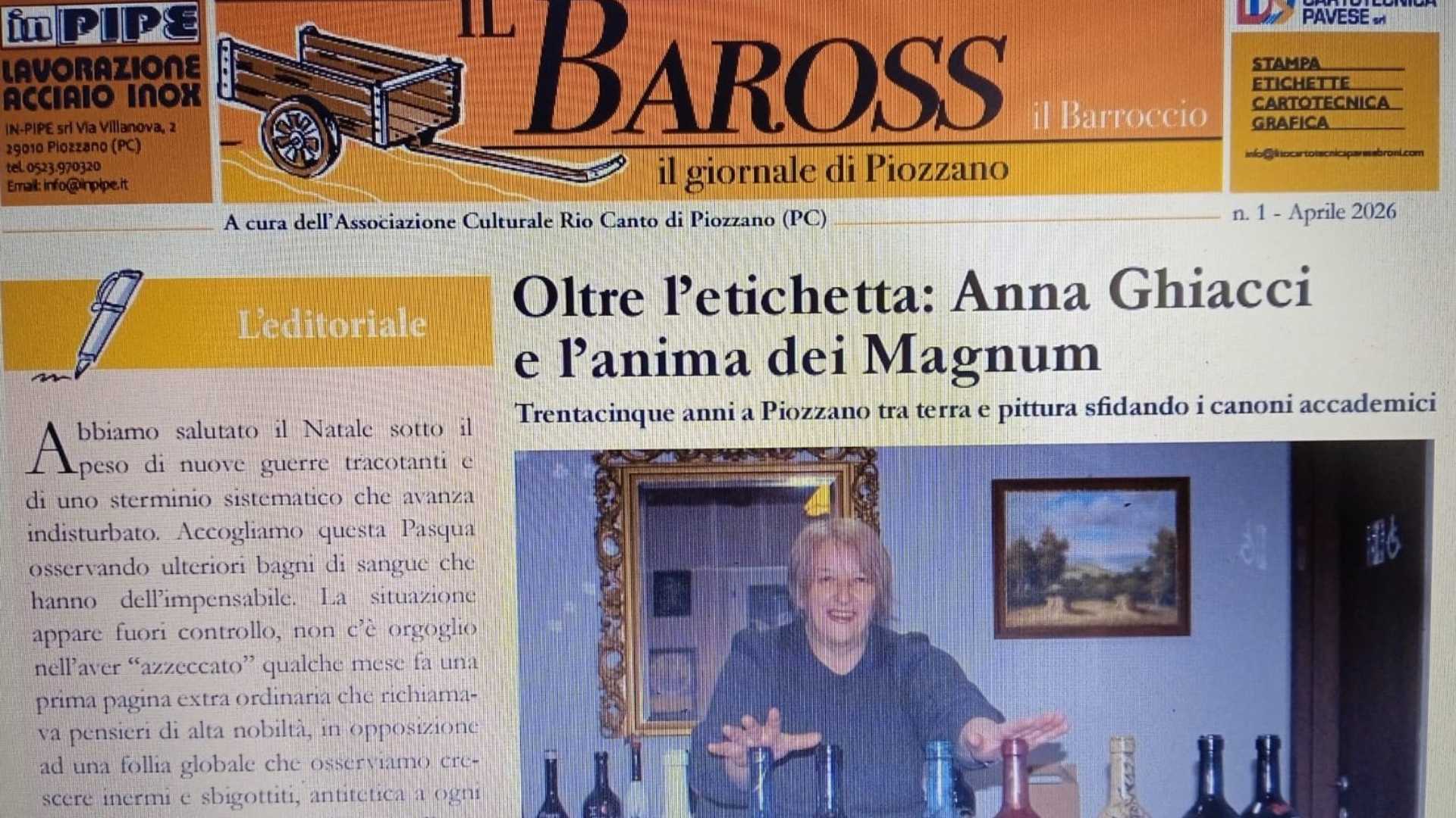 Storie, volti, persone: in distribuzione il nuovo numero de "Il Baross"