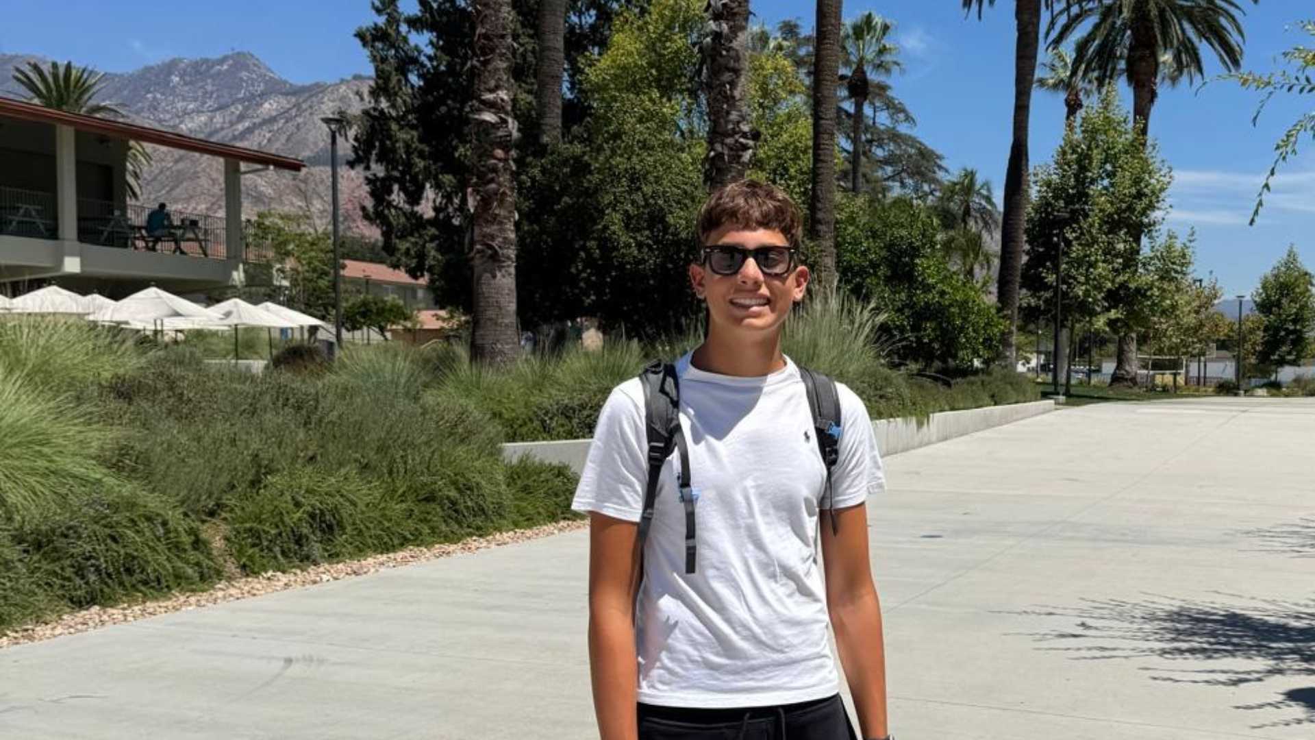 «Negli Stati Uniti da solo a 14 anni: ragazzi inseguite i vostri sogni»