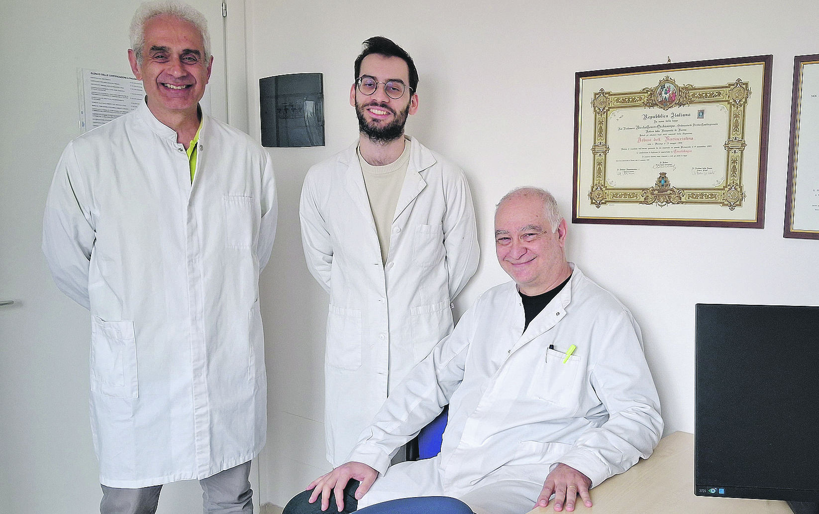 I medici Moretto, Tosca e Zito - foto ZEPPI