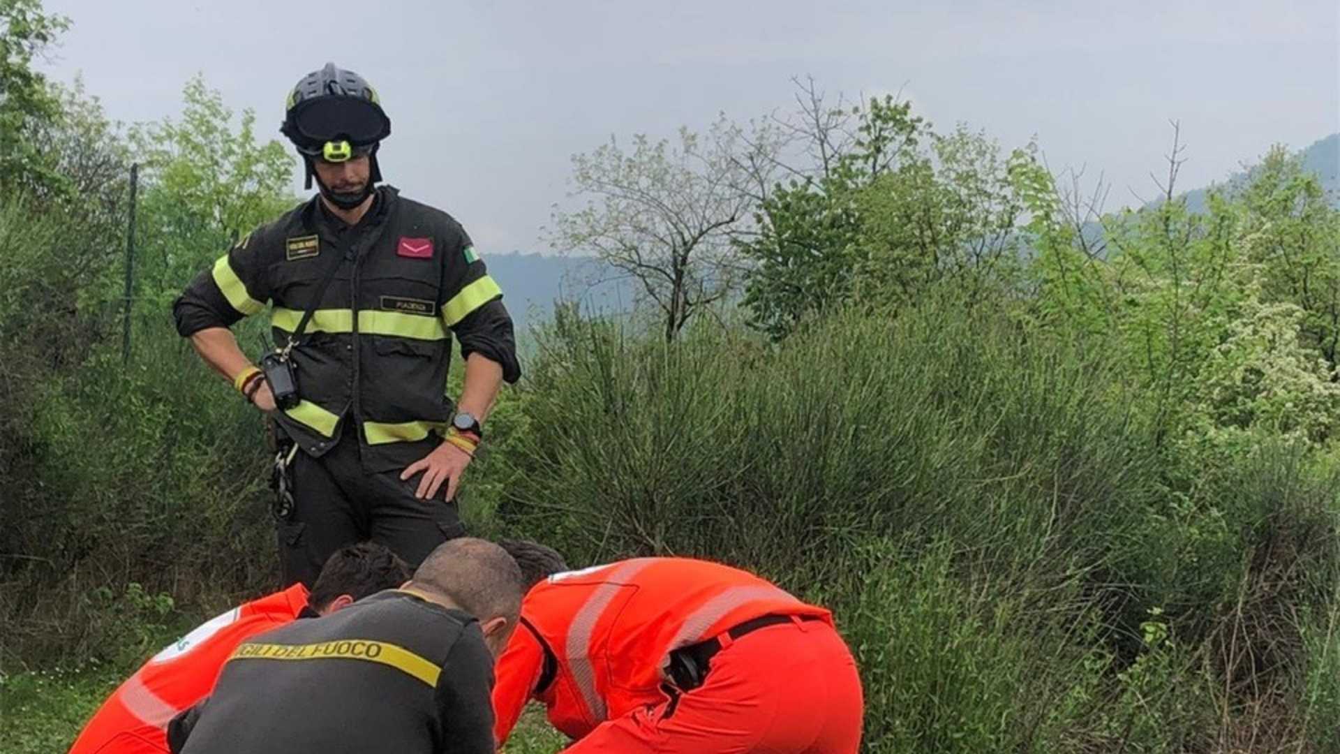 Il soccorso tra i sentieri in alta Val d'Arda- © Libertà