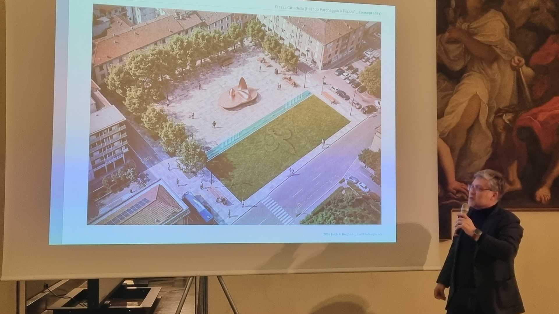 Il progetto dell'architetto Franz Bergonzi - © Libertà/Gabriele Faravelli