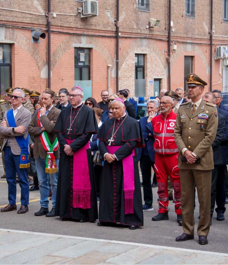 Caserma Nicolai, 3 cortili dedicati a Santa Barbara e agli eroi Briscese e Rebora