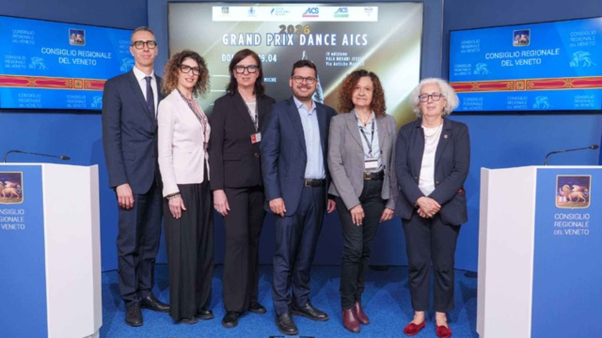 CRV - Presentato in Consiglio Veneto il Quarto Grand Prix Dance AICS del 19 aprile, a Jesolo
