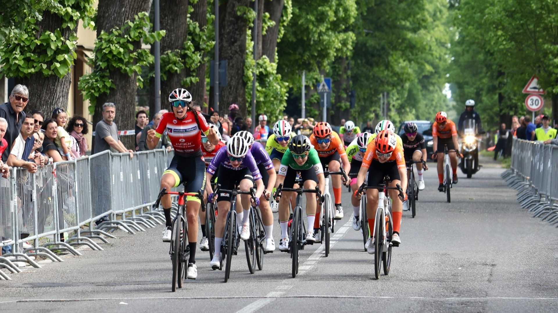 Una gara per figlie d'arte: Ballan prima a Gossolengo