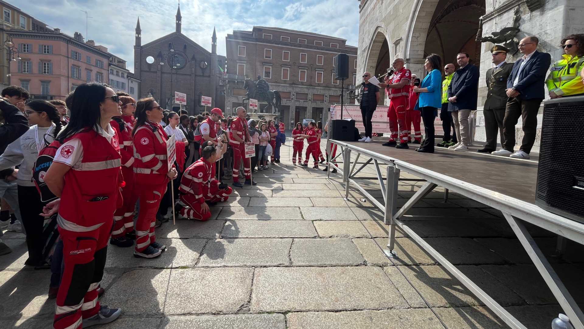 Olimpiadi del primo soccorso, piazza Cavalli "teatro" del salvataggio