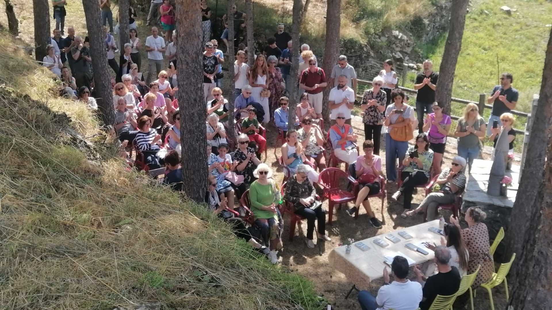 La presentazione del libro a Vezimo, dove avvenne la strage