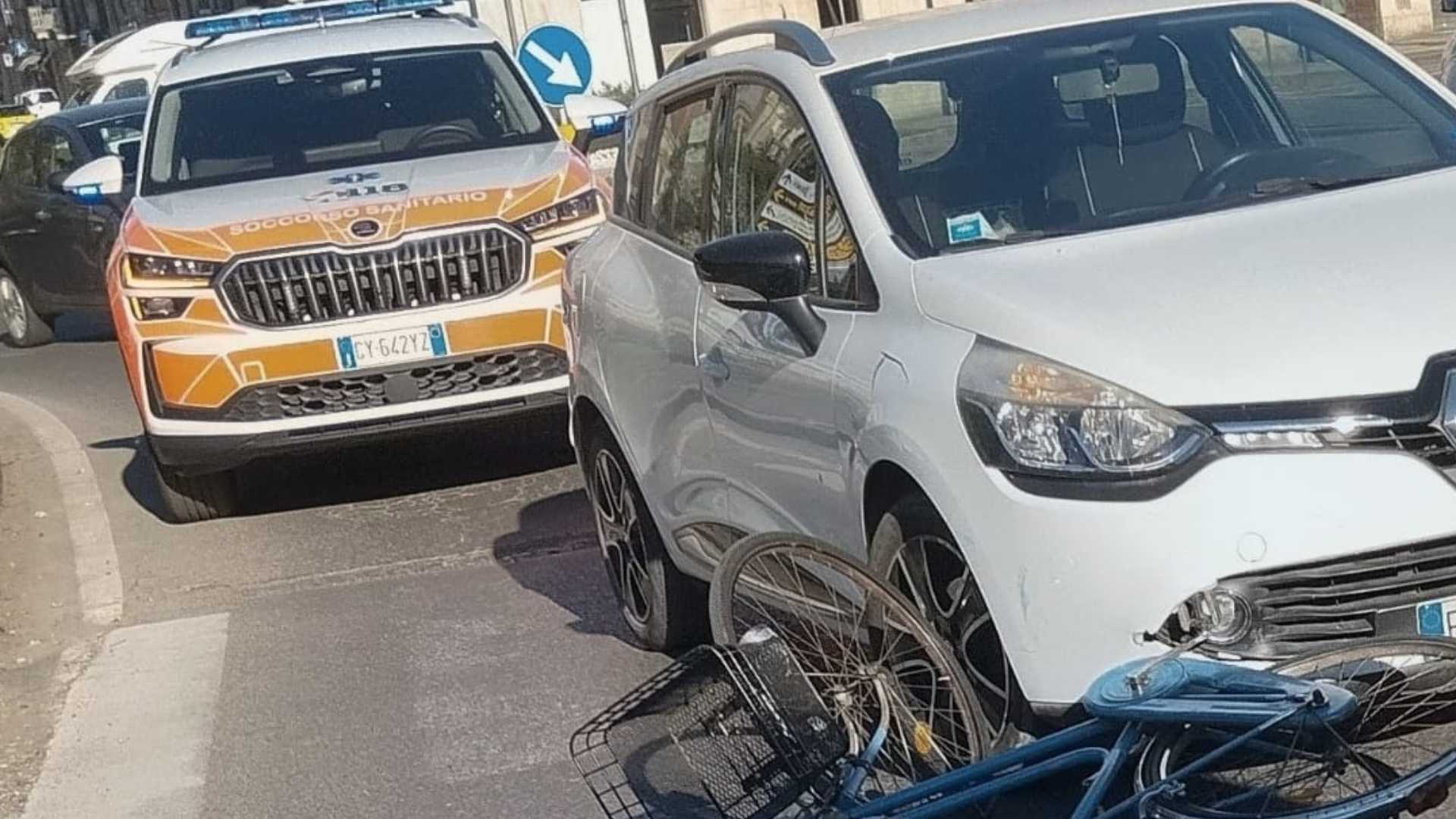 Un'immagine dello scontro foto Massimo Bersani