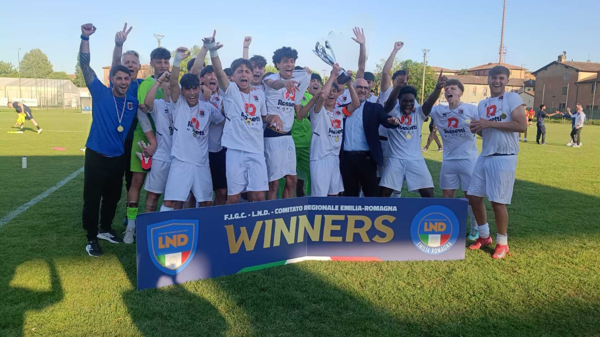 Fiorenzuola campione regionale juniores elite Fiorenzuola campione juniores regionale festeggia