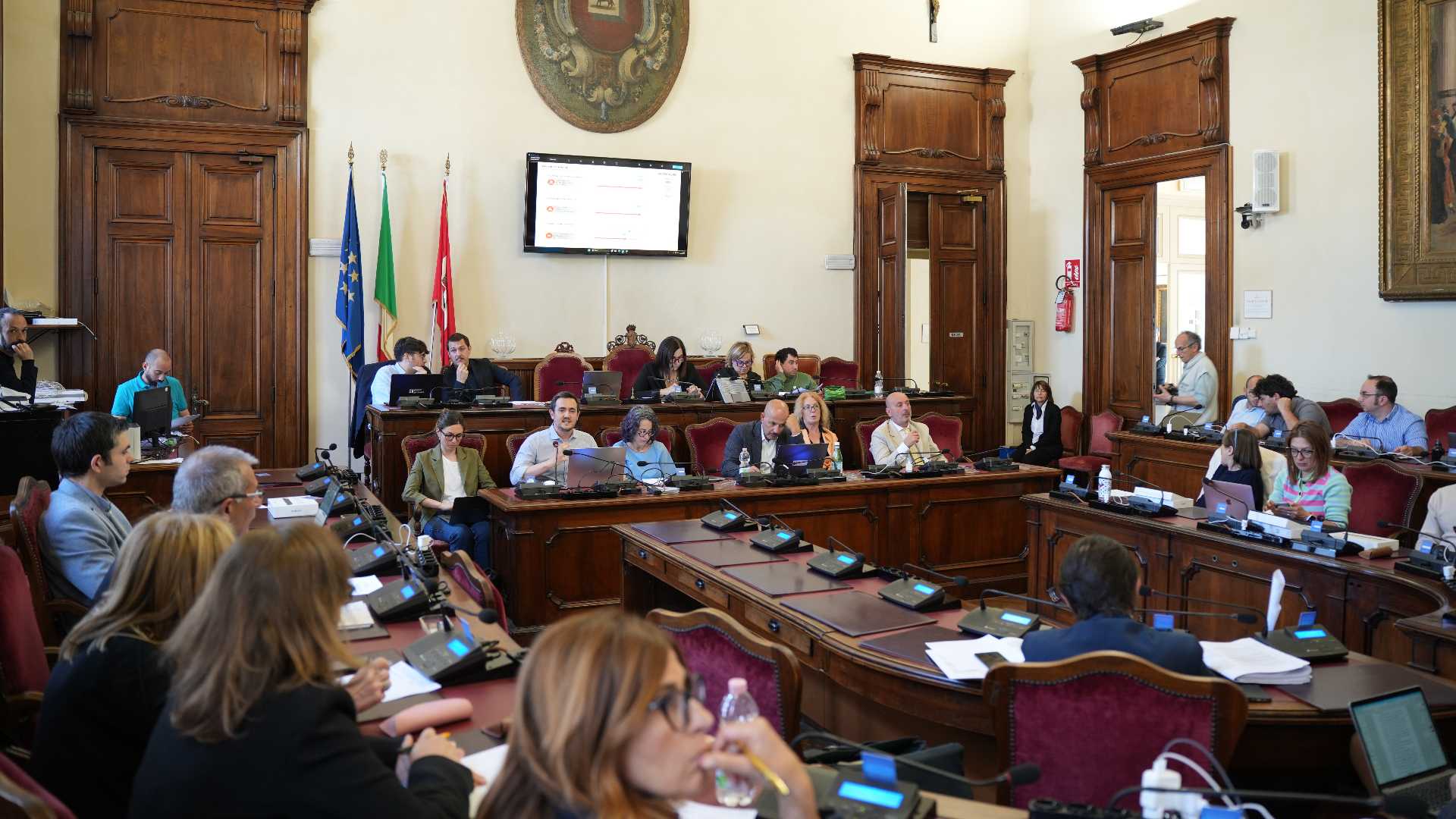 Il consiglio comunale di ieri- © Libertà/Grisoli