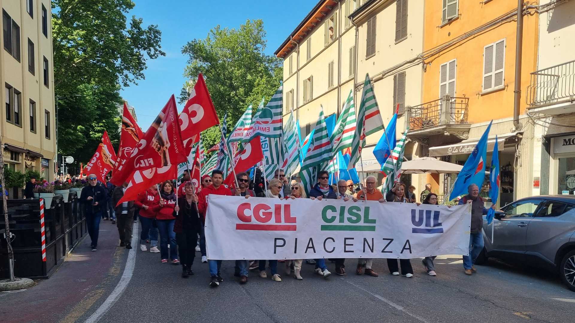 Guerre, tutele, dignità: la Festa del Lavoro a Piacenza