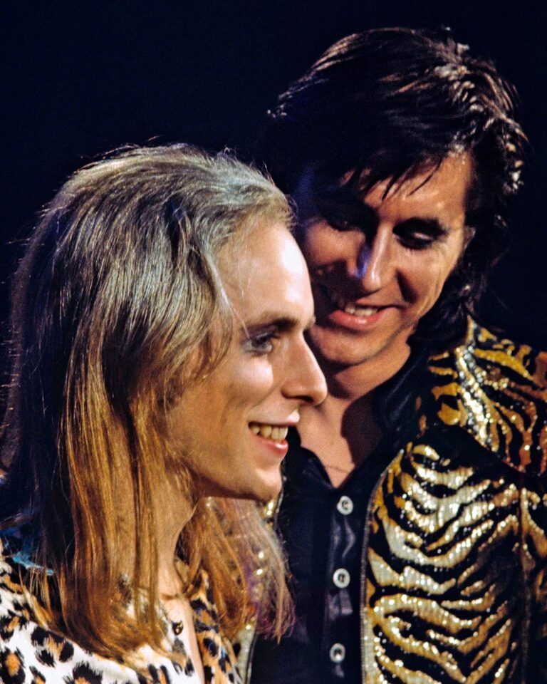 Brian Eno e Brian Ferry nei favolosi Roxy Music
