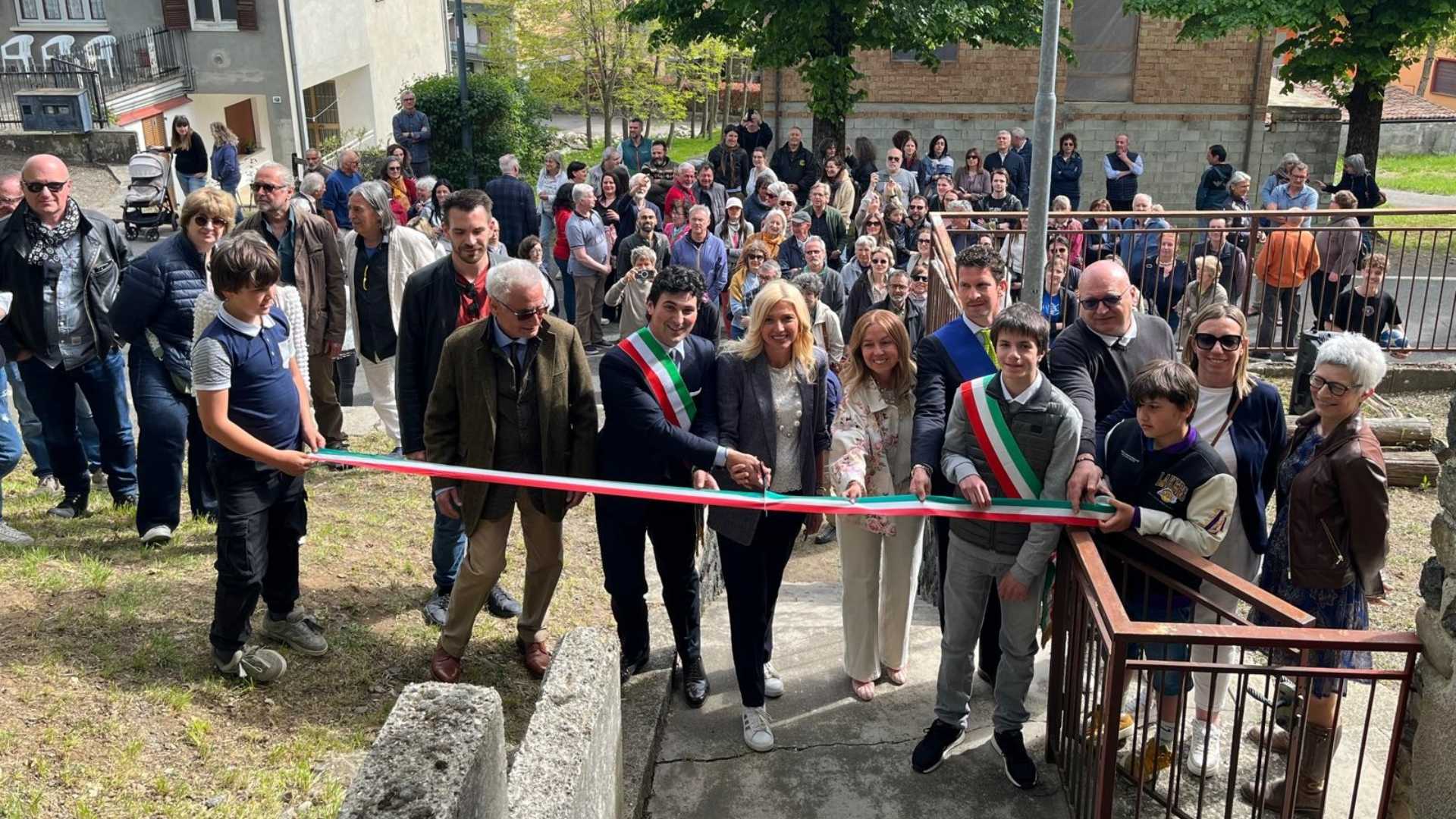 Il taglio del nastro al museo archeologico