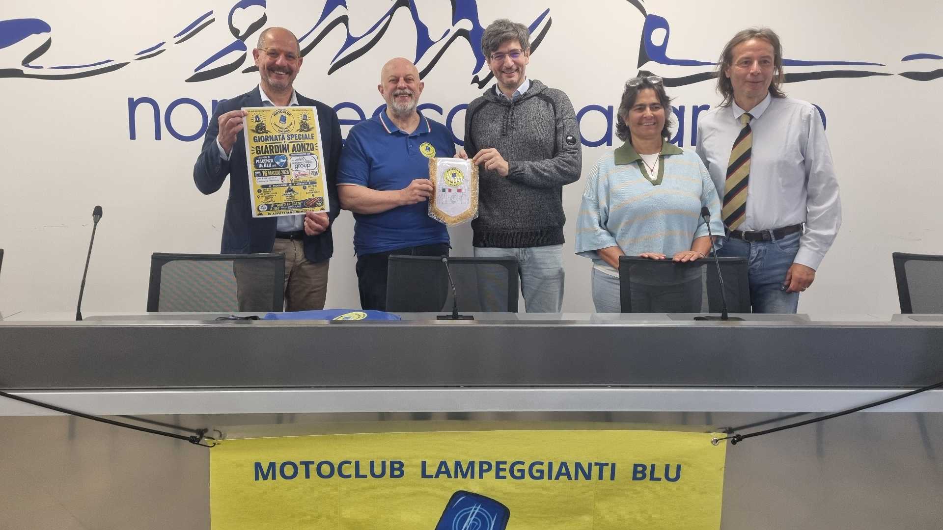 "Lampeggianti blu" in sella, traguardo di solidarietà