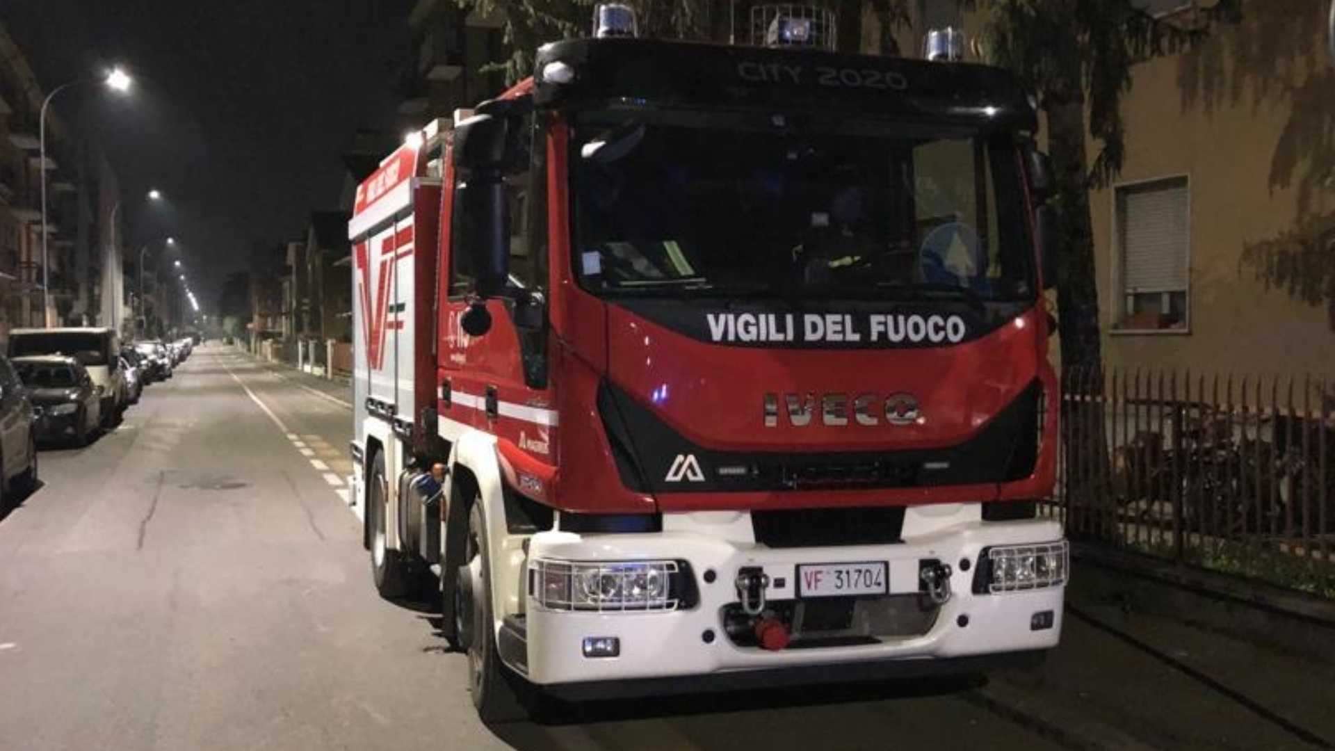Intervenuti sul posto i vigili del fuoco (foto di repertorio)