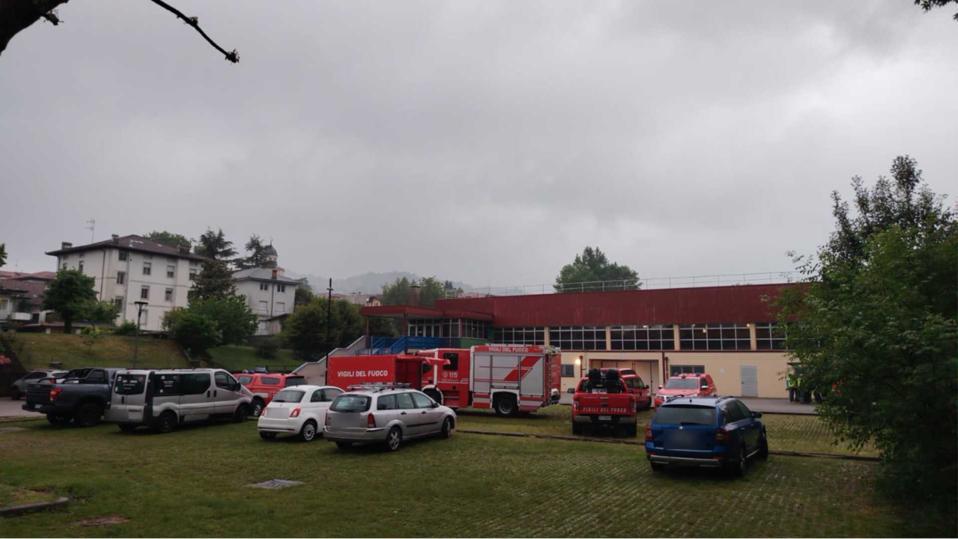 Campo base a Tarcento, in provincia di Udine. Da qui partono le ricerche di Sonia Bottacchiari e dei suoi figli