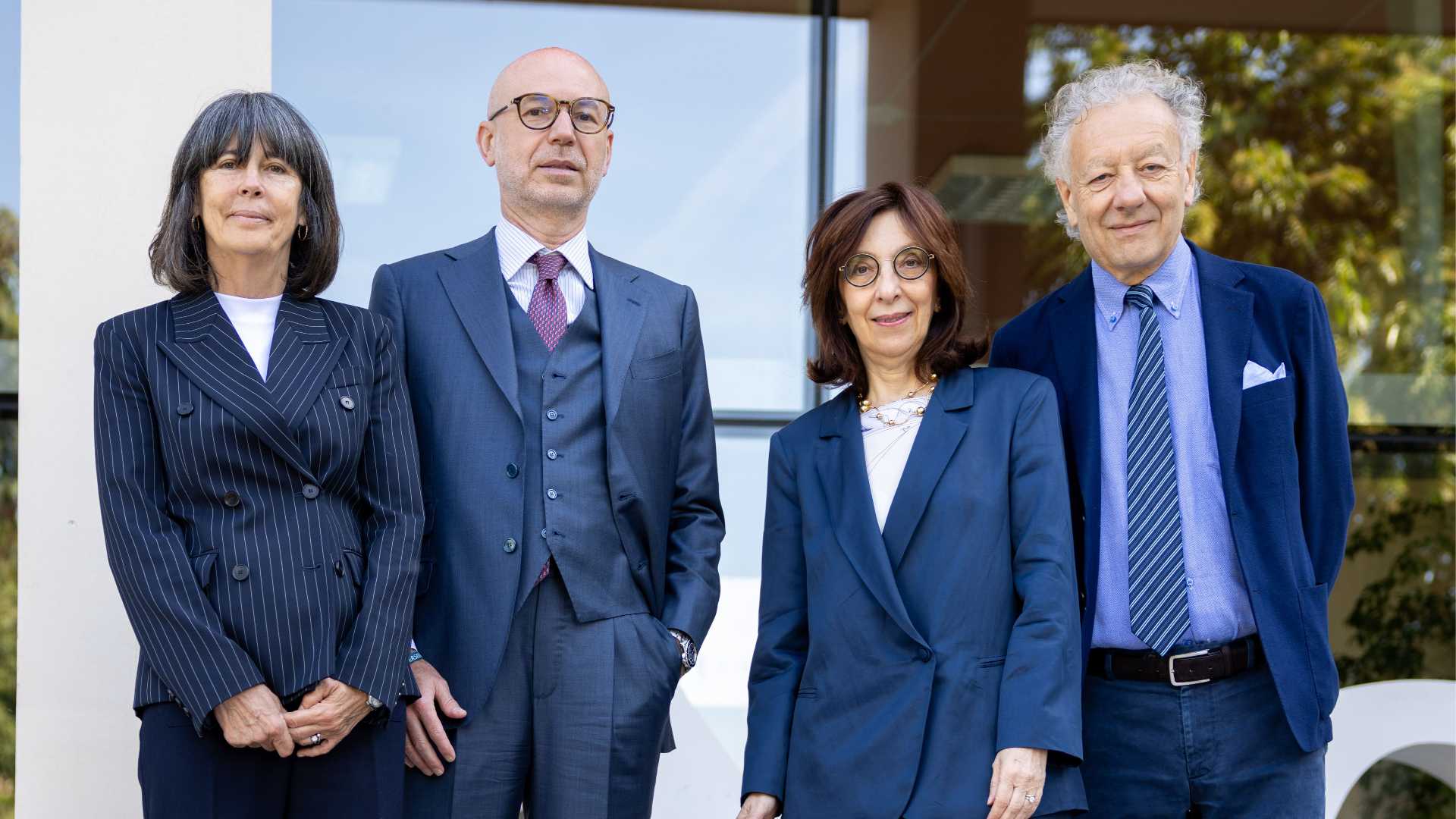 Da sin. Anna Maria Fellegara, Marco Allena, Laura Zoni, e Maurizio Baussola