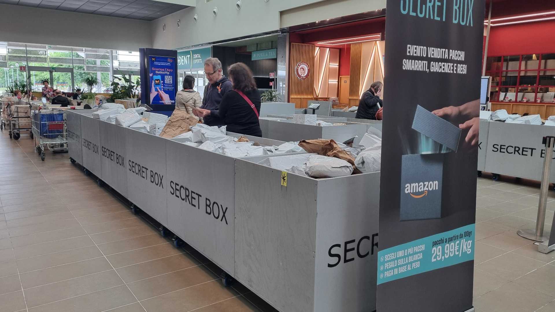 L’ala del centro commerciale Gotico dedicata ai “Secret box”