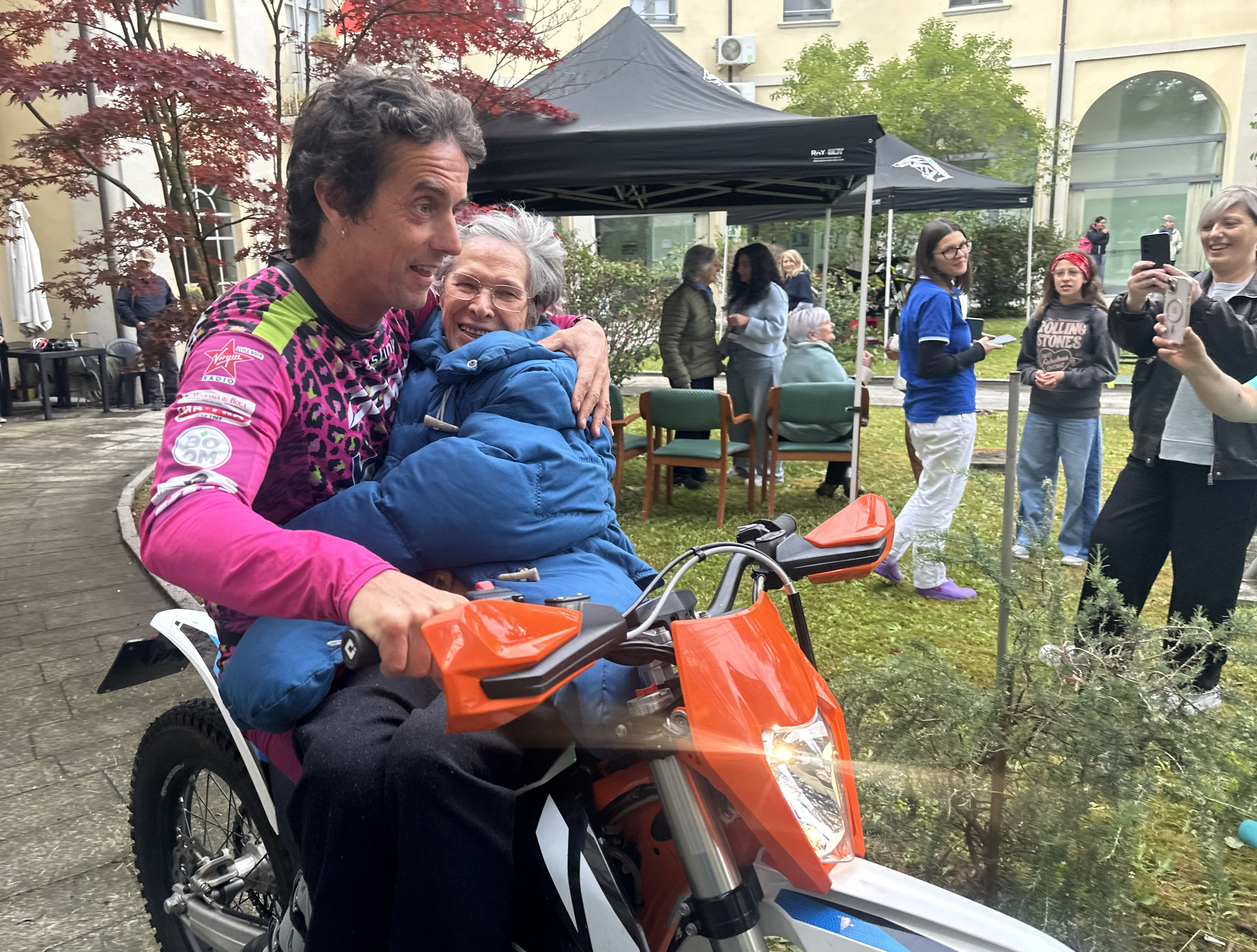 BOBBIO ANZIANI IN MOTO CON VANNI ODDERA