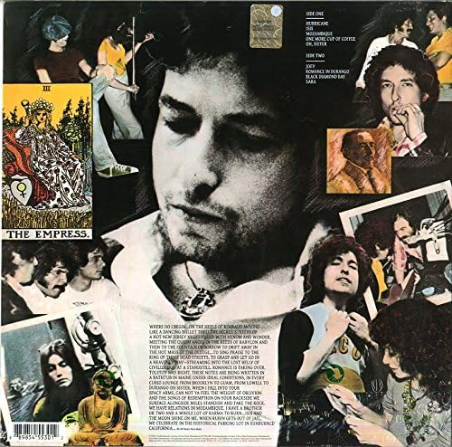 Le foto sul retrocopertina di "Desire"