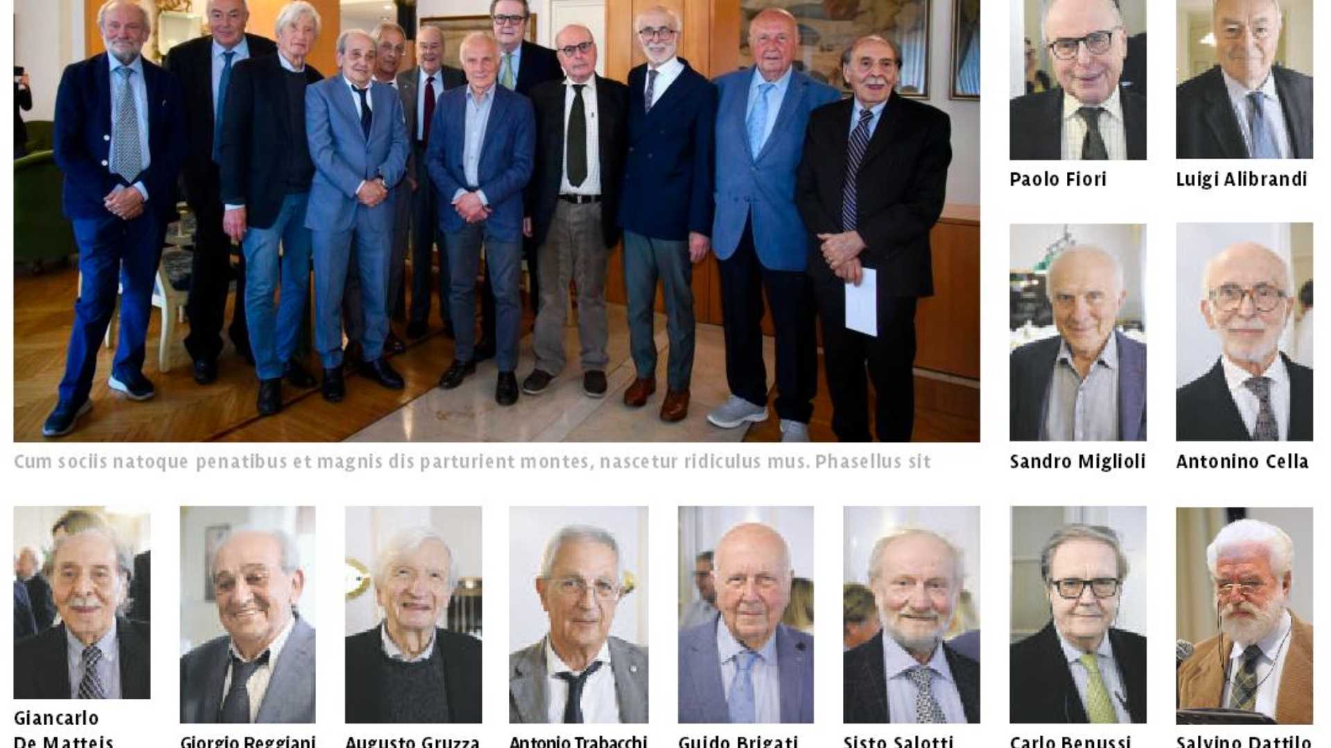 Cinquant'anni di professione, festeggiate le 12 “toghe d’oro”