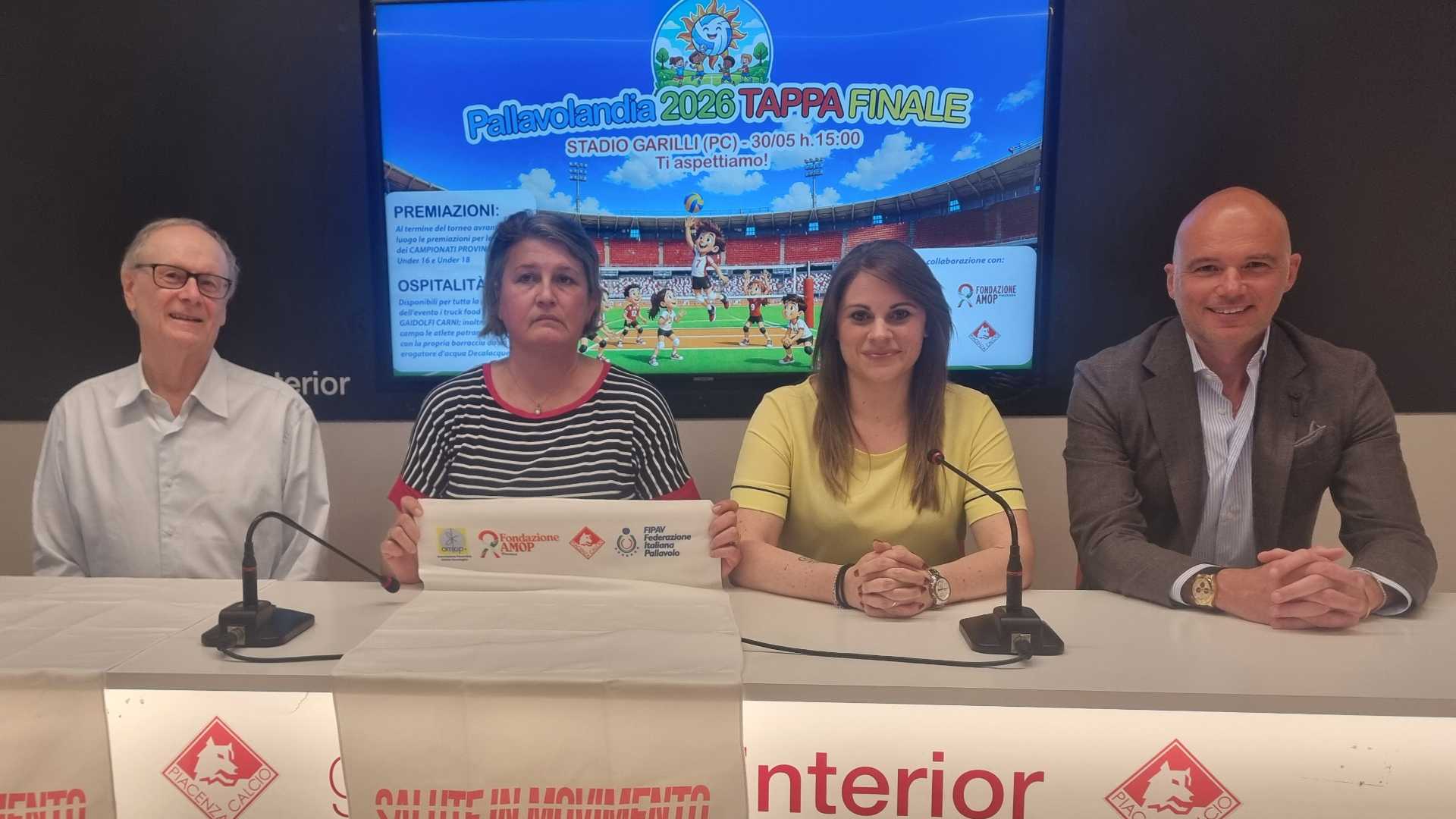 Da sinistra: Cavanna, Piergiorgi, Ghezzi e De Santis alla presentazione