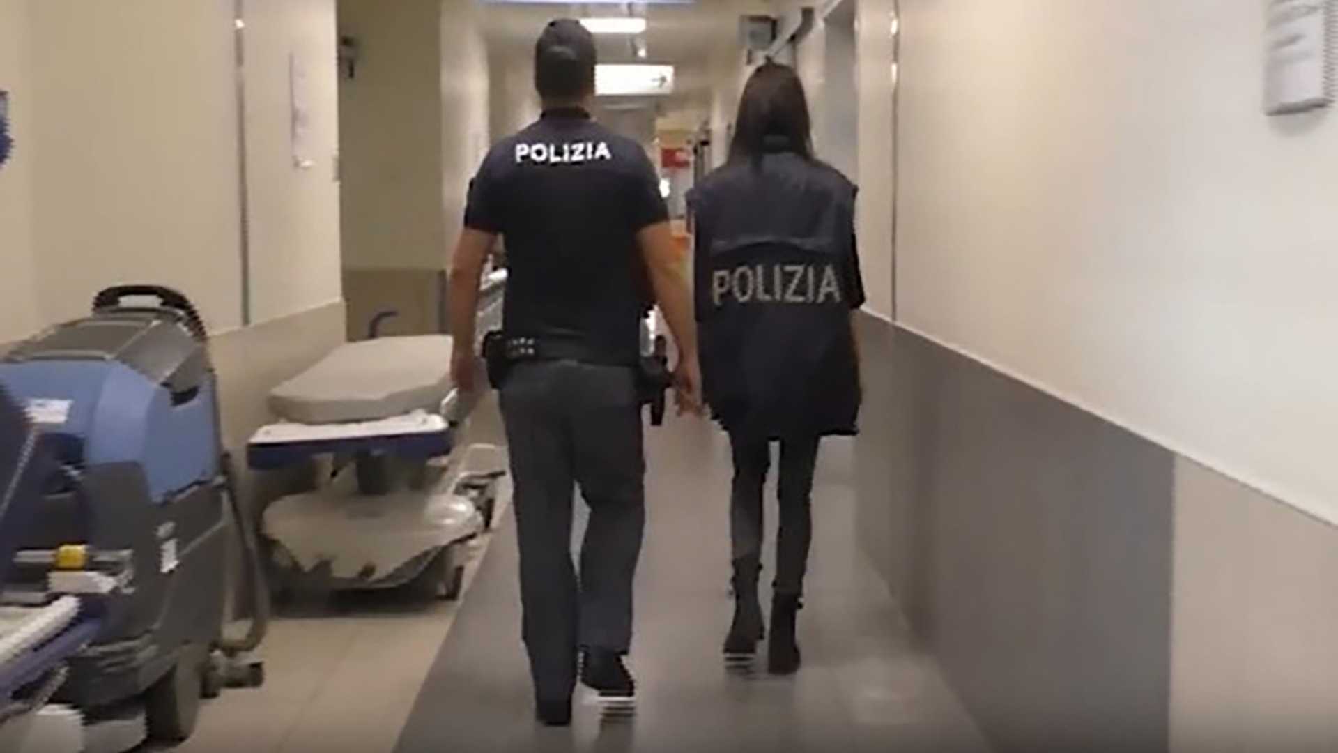 Poliziotti della questura di Piacenza in ospedale