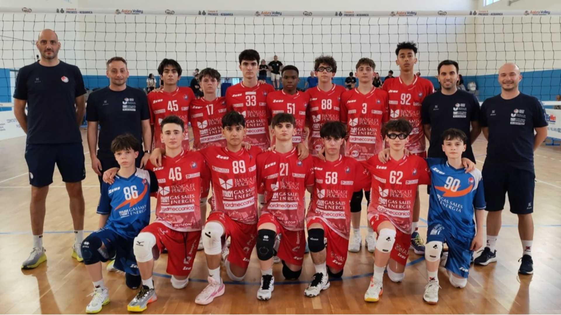 La rosa dell'Under 15 della Gas Sales Bluenergy