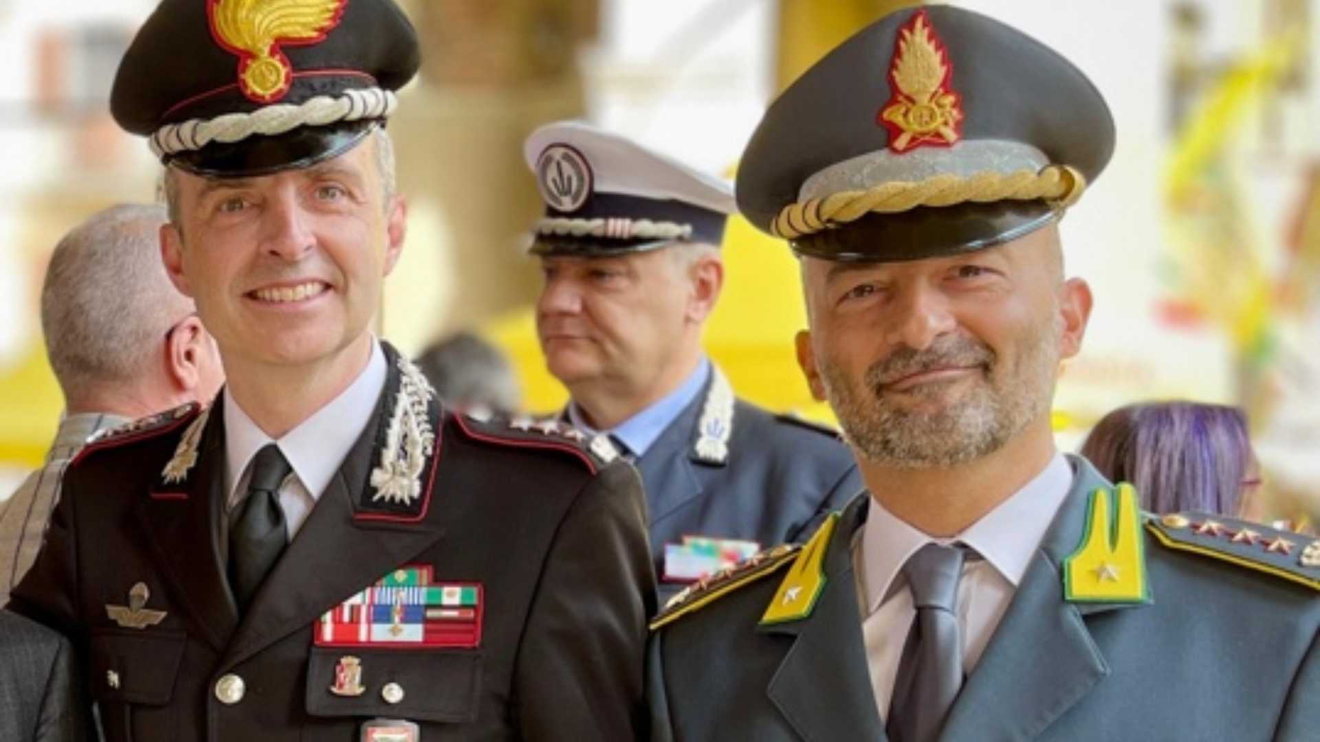 I colonnelli Pierantonio Breda e Massimo Amadori