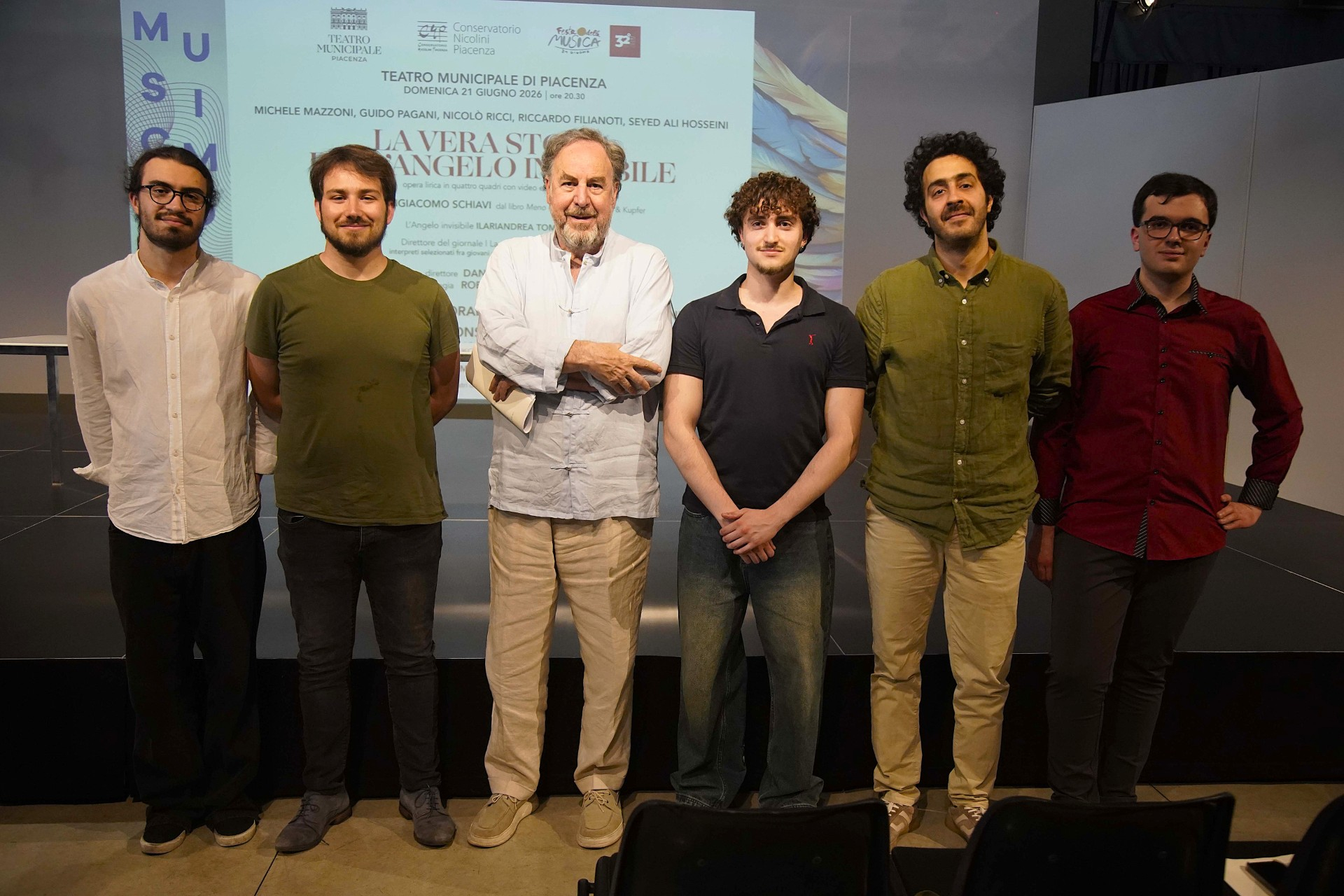 Giangiacomo Schiavi tra i cinque studenti di composizione del Nicolini, autori della musiche