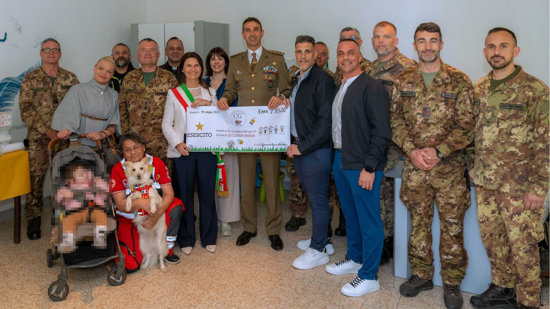 Solidarietà dai pontieri, 2mila euro all'associazione “Confronti Genitoriali”