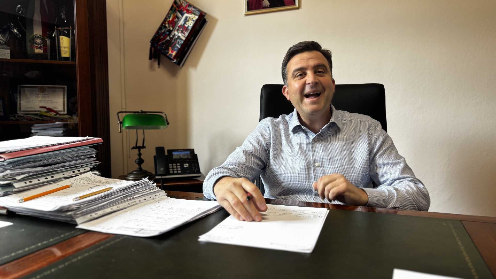 Il sindaco Paolo Calestani difende Morfasso dalle statistiche - © Libertà/Federica Duani