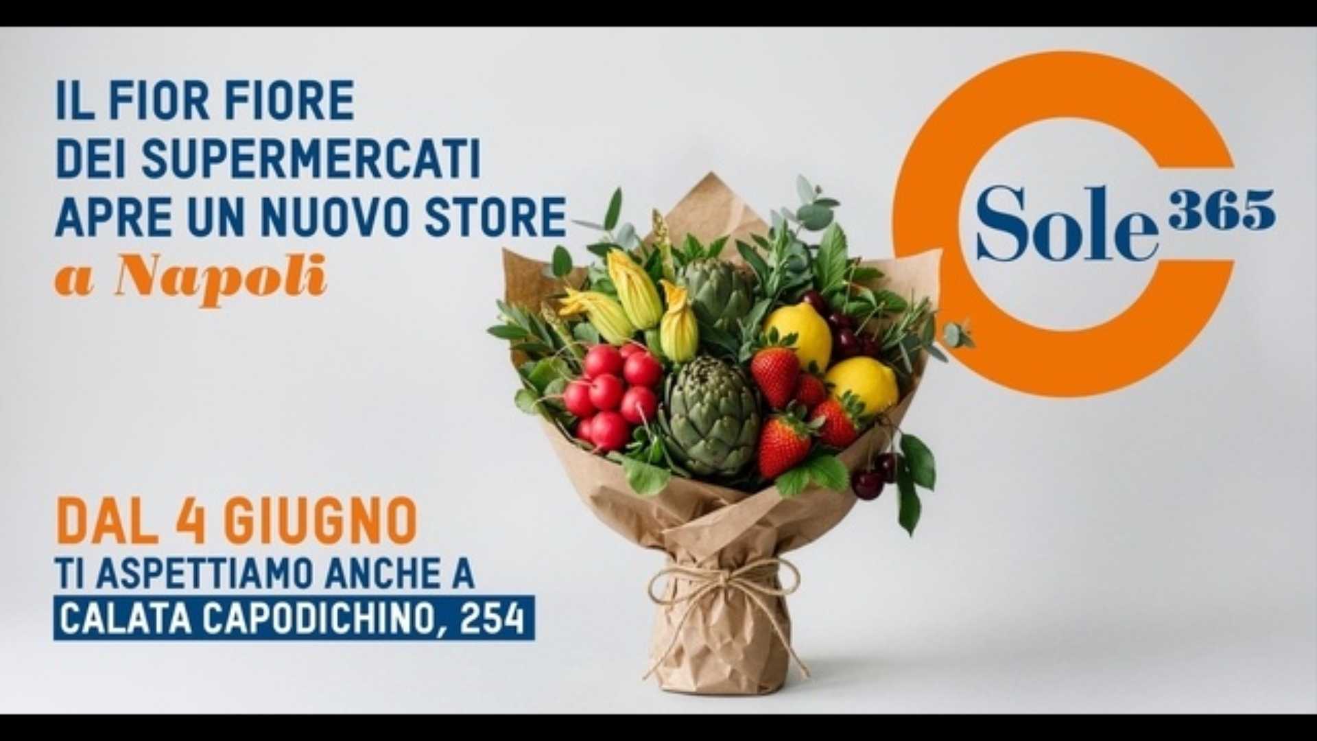 Nuova apertura Sole 365 a Napoli