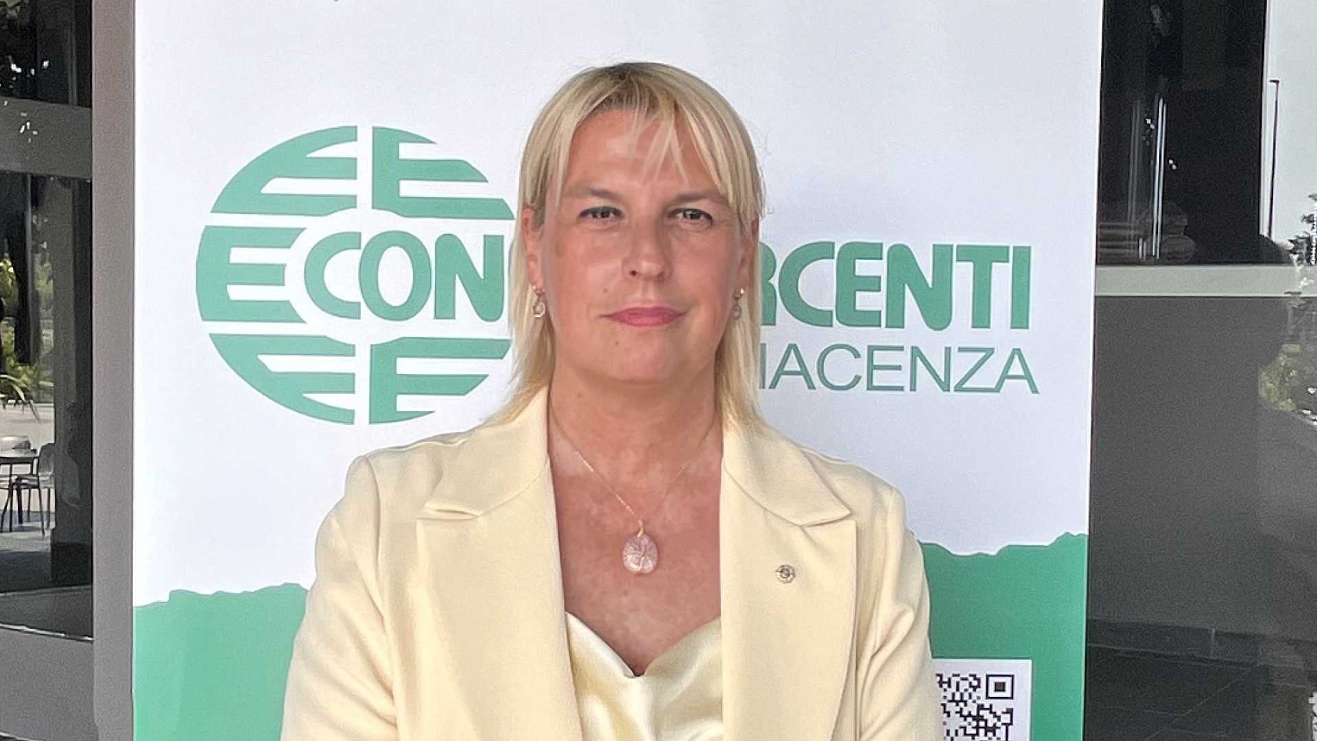 Nadia Bragalini, nuova presidente di Confesercenti Piacenza