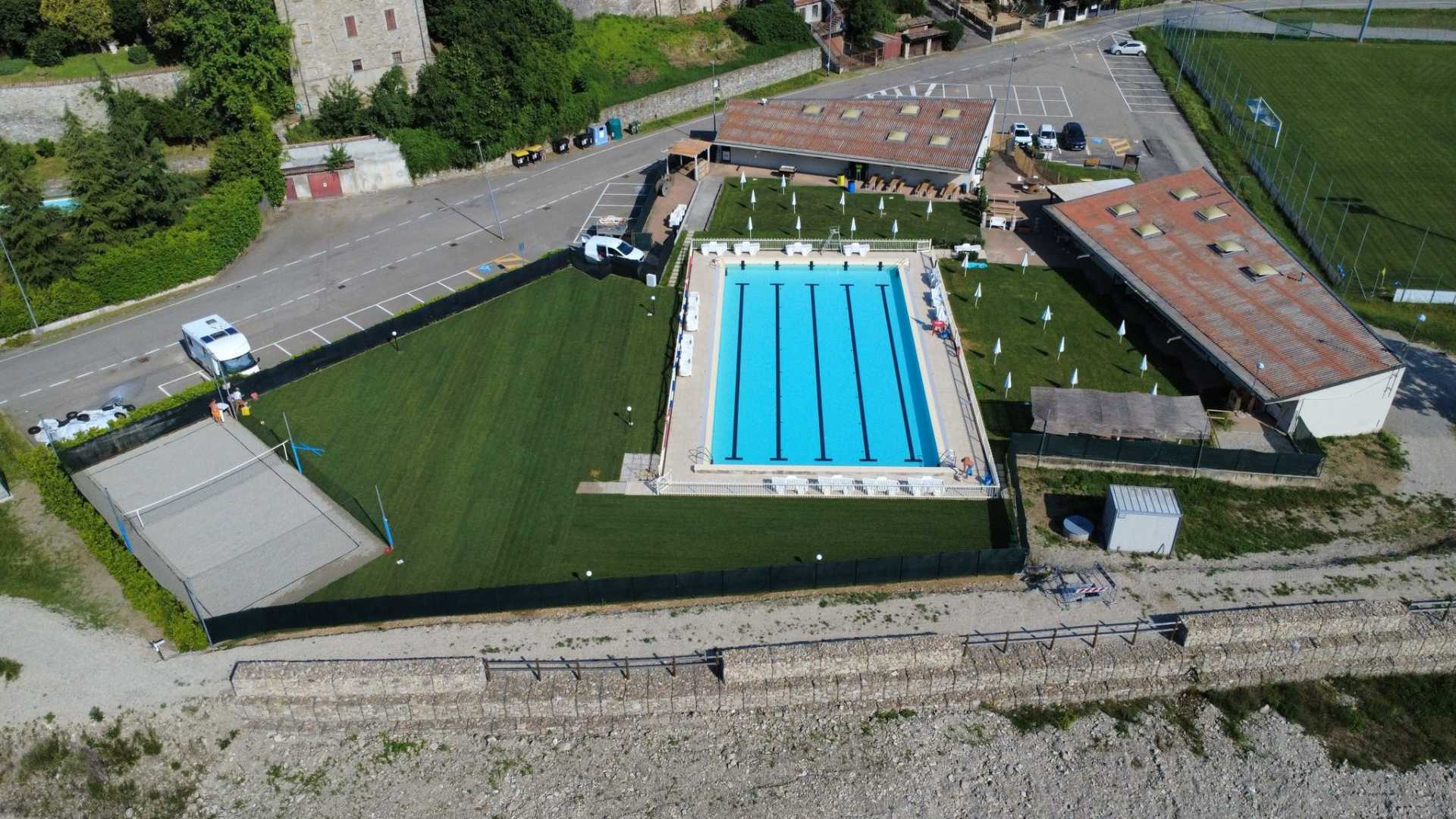 La piscina di Nibbiano