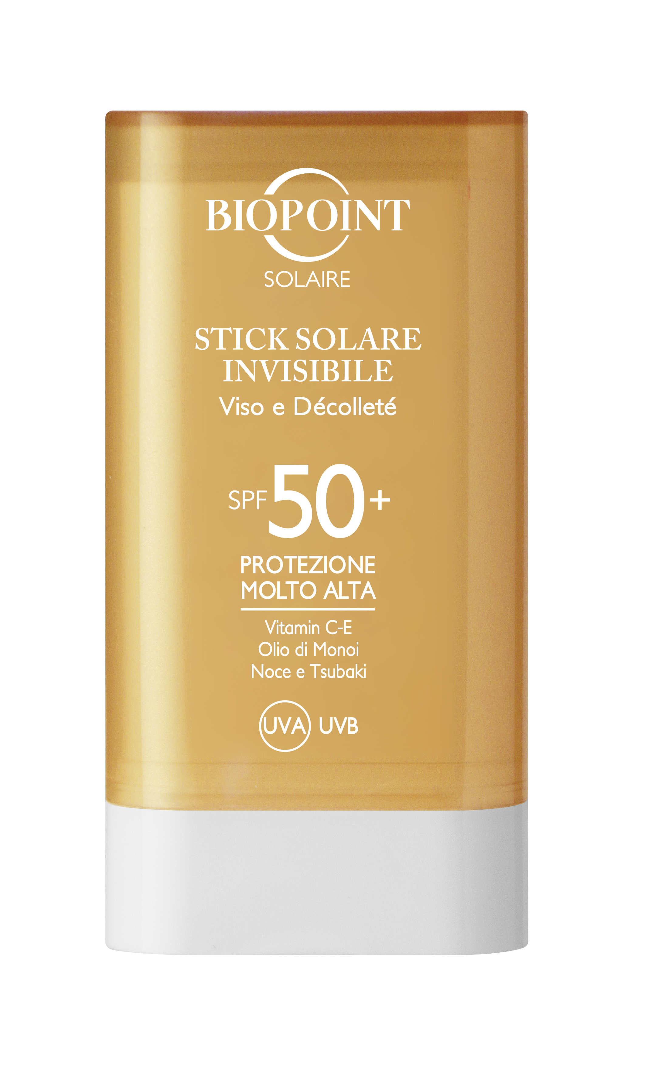 Stick solare invisible viso e décolleté Spf 50+, Biopoint 