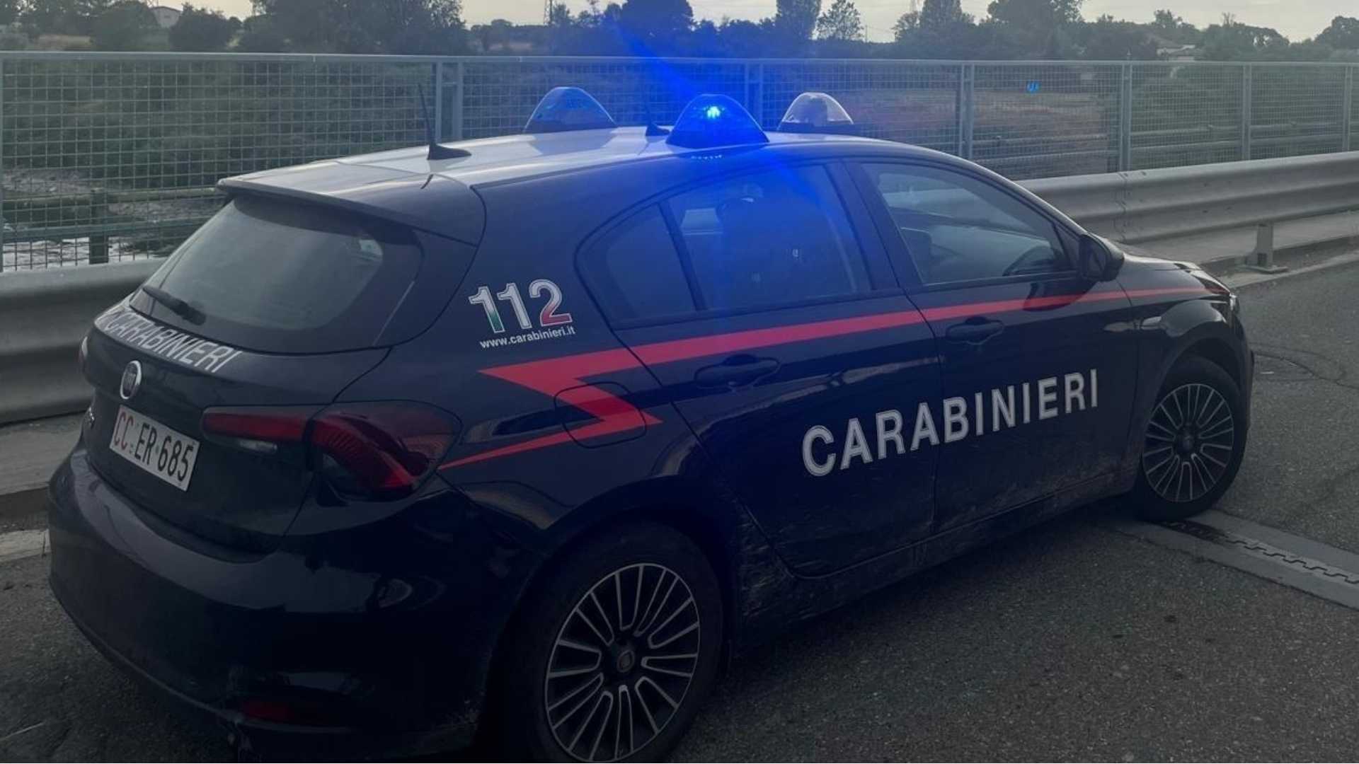 Le ricerche dei carabinieri