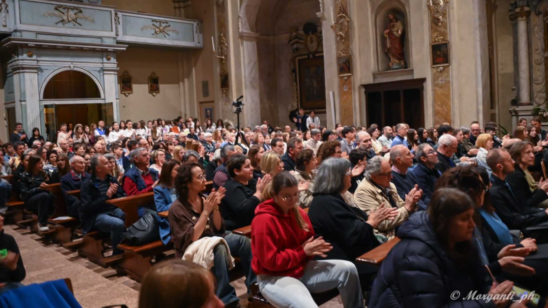 Il concerto per la prof Giovanna (foto Morganti)