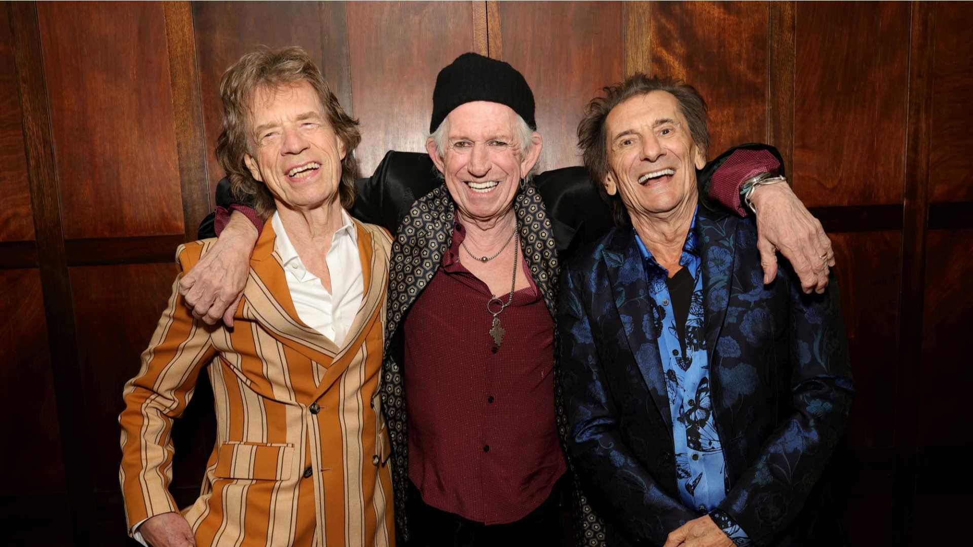 Mick Jagger, Keith Richards e Ronnie Wood al lancio newyorkese di "Foreign Tongues" © ANSA