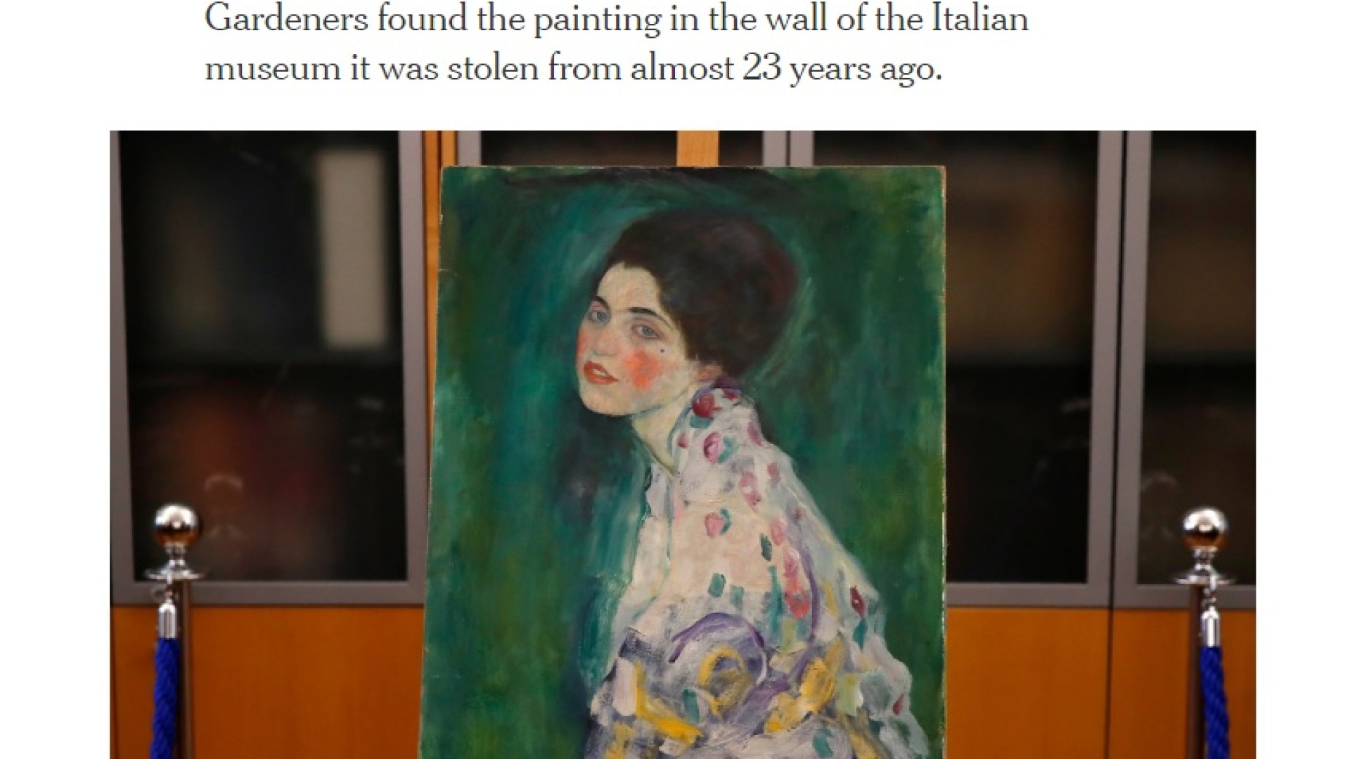 L'autenticità del Klimt fa il giro del mondo. Contatti da 95 Paesi per liberta.it